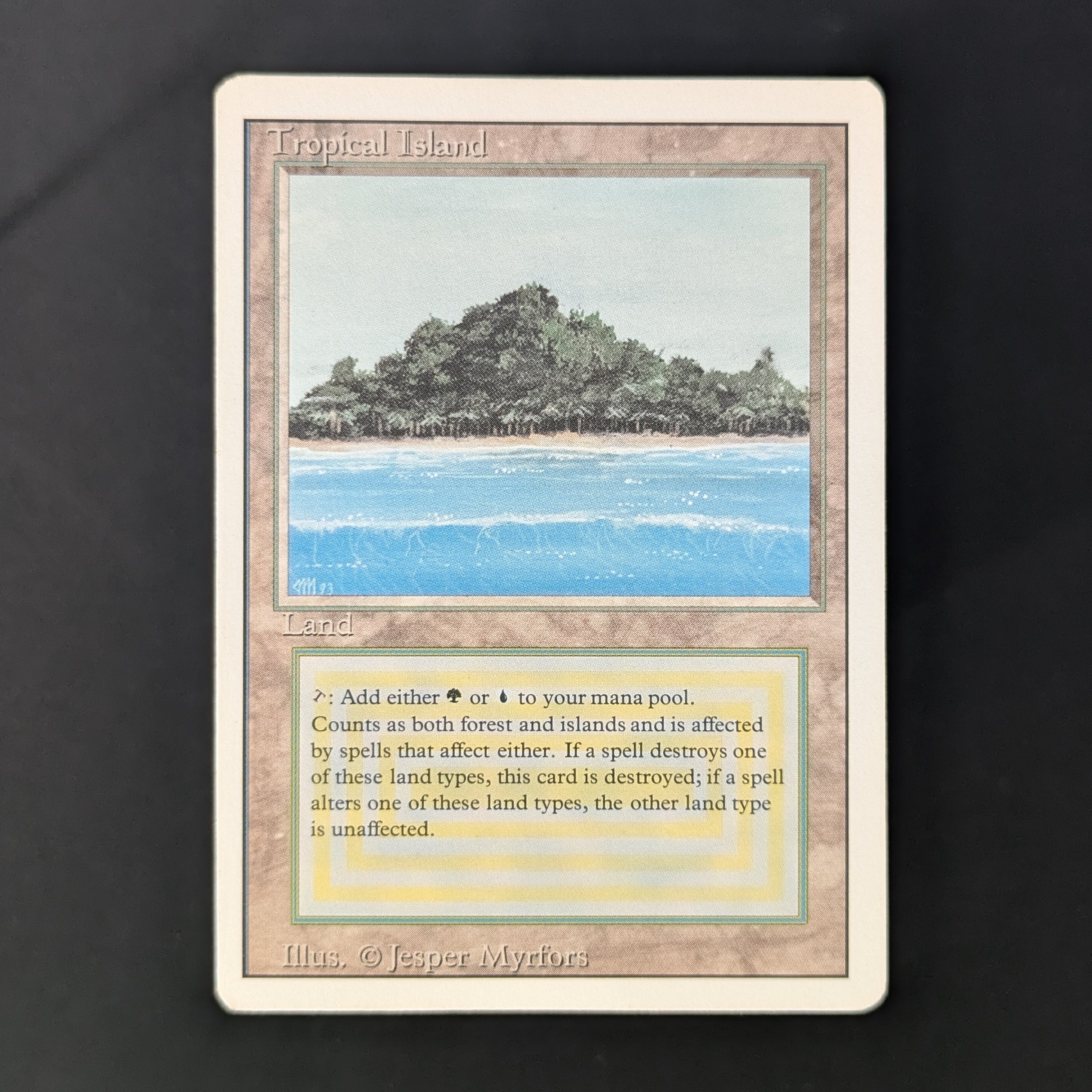 MTG Singles - Tropical Island - Revised - LP - 34340