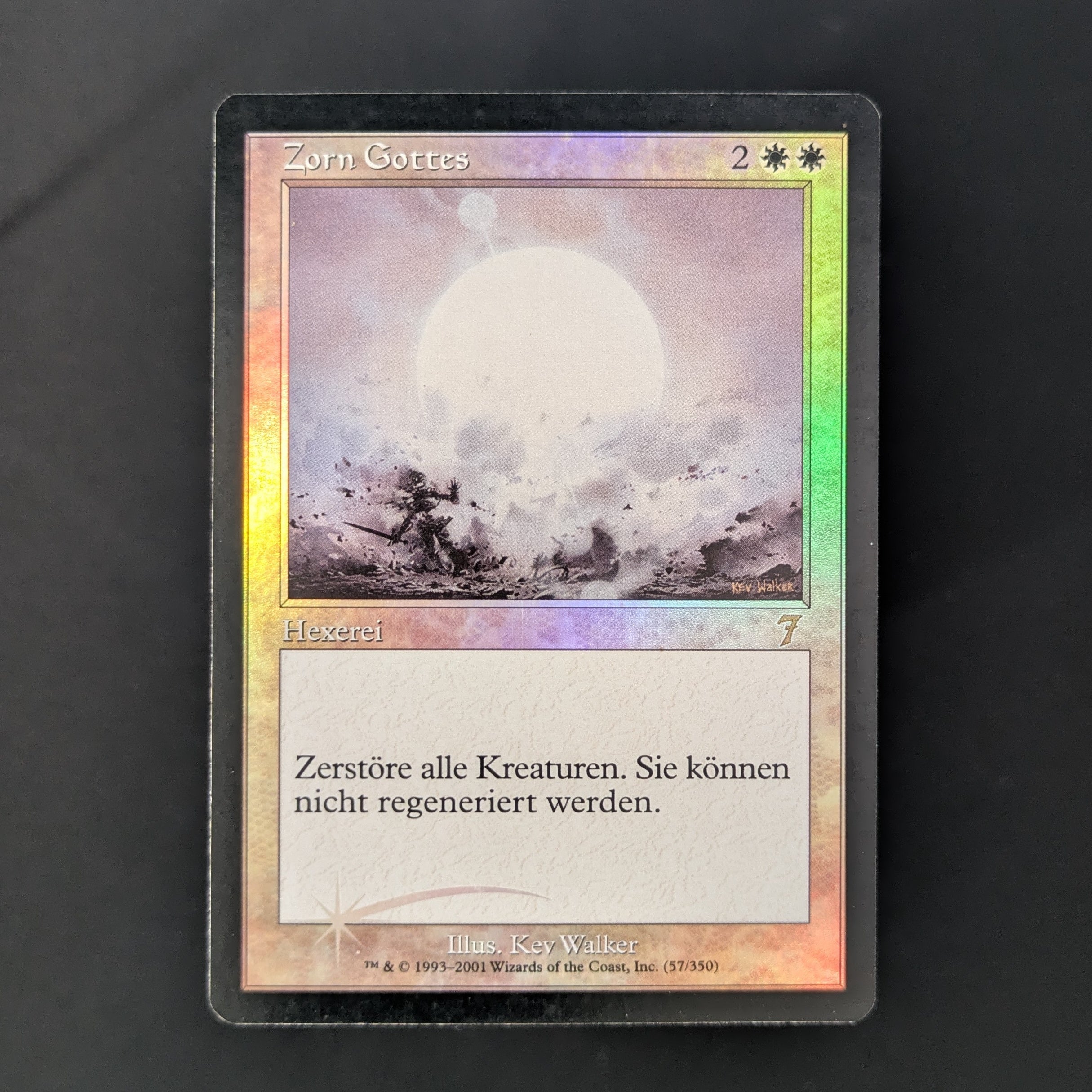 [FOIL] Wrath of God - Seventh Edition - German - GD - PRESSURE MARK