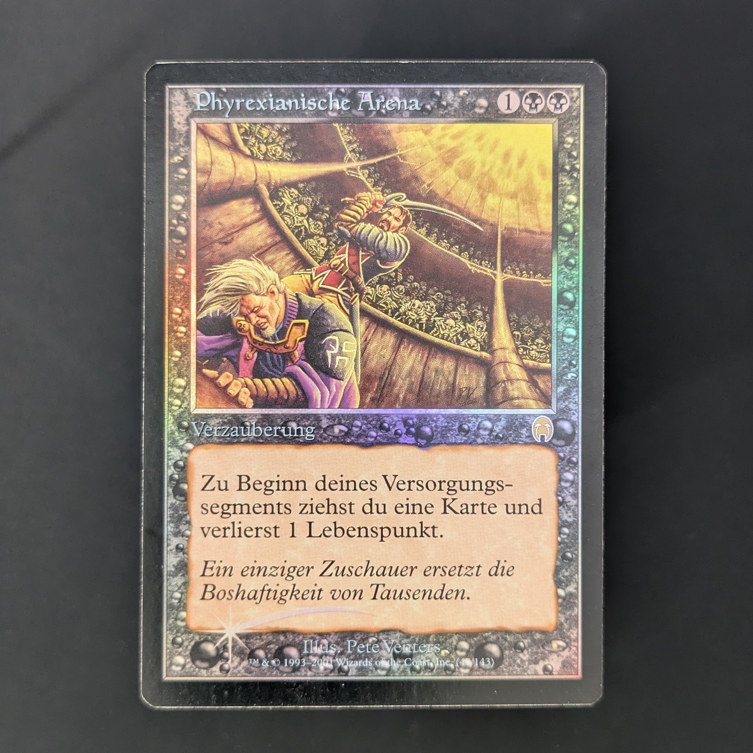 [FOIL] Phyrexian Arena - Apocalypse - German - GD - PRESSURE MARK