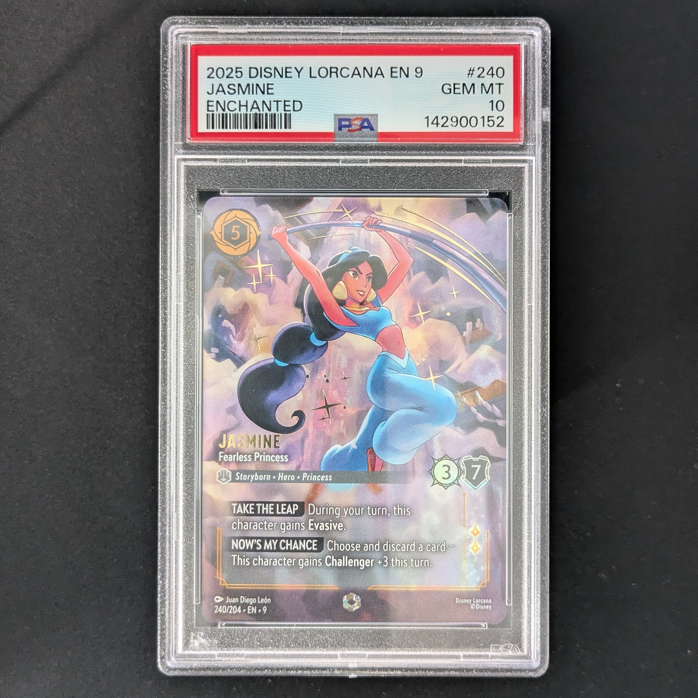 Jasmine - Fearless Princess (V.2) - Fabled - English - PSA 10