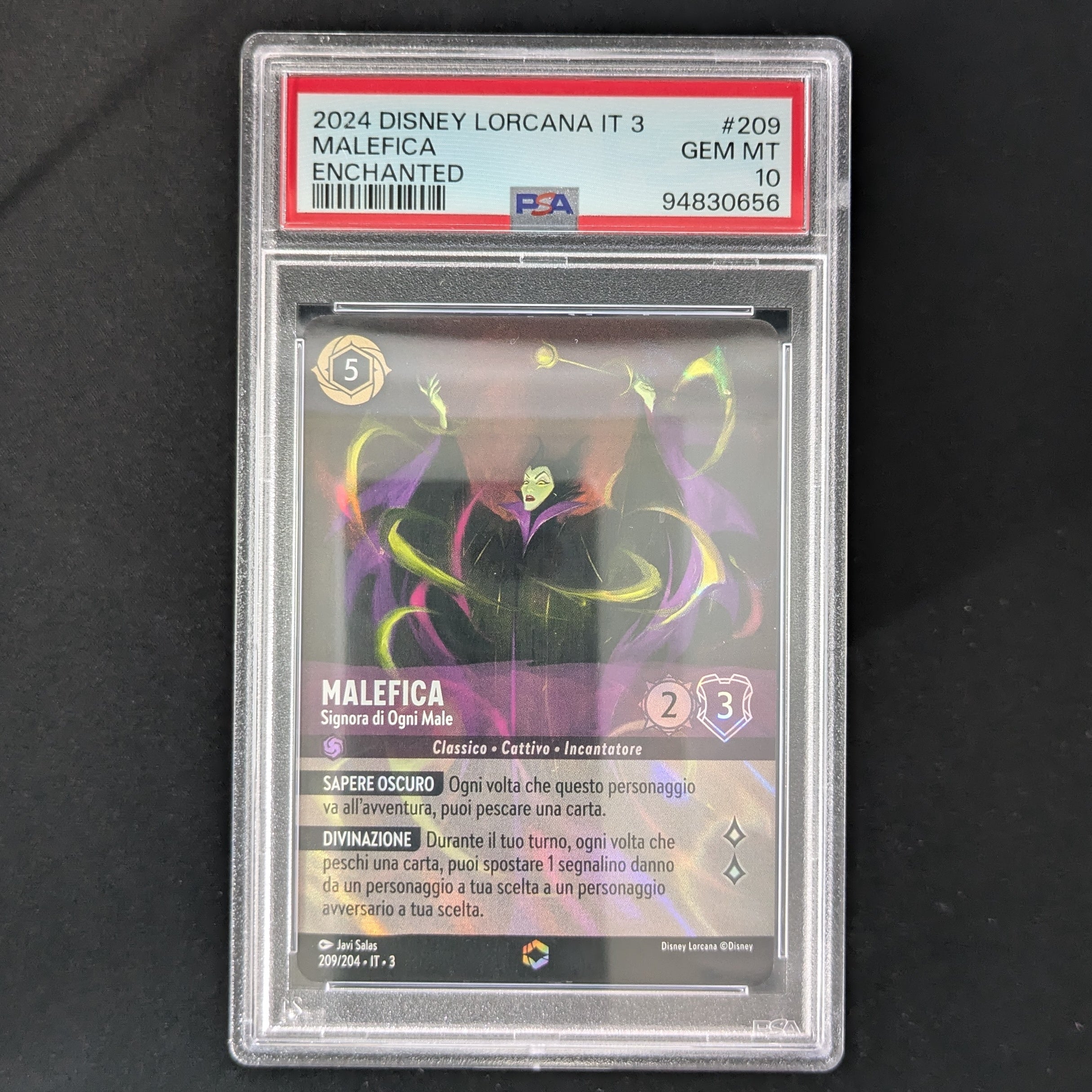 Maleficent - Mistress of All Evil (V.2) - Into the Inklands - Italian - PSA 10