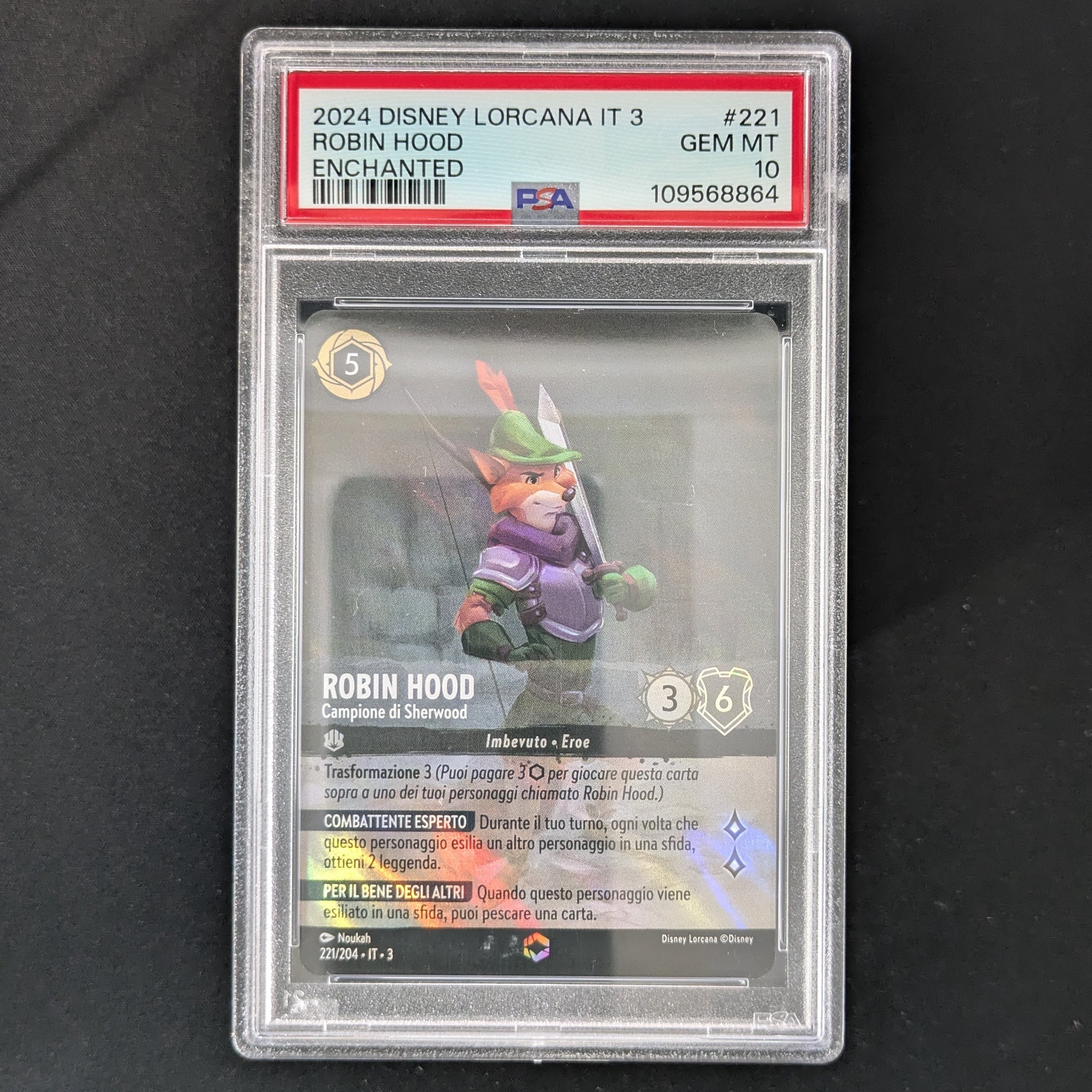 Robin Hood - Champion of Sherwood (V.2) - Into the Inklands - Italian - PSA 10