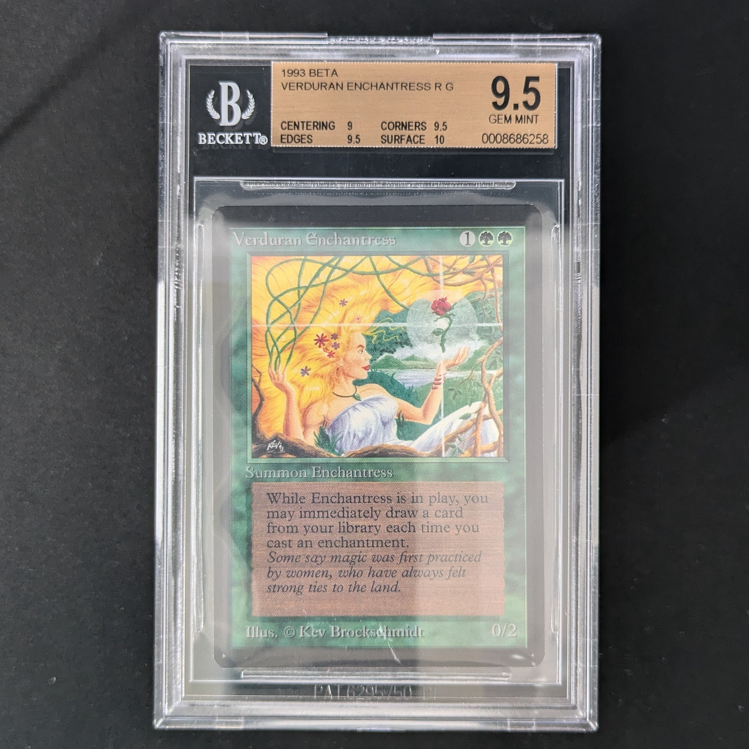 Verduran Enchantress - Beta - English - BGS 9.5