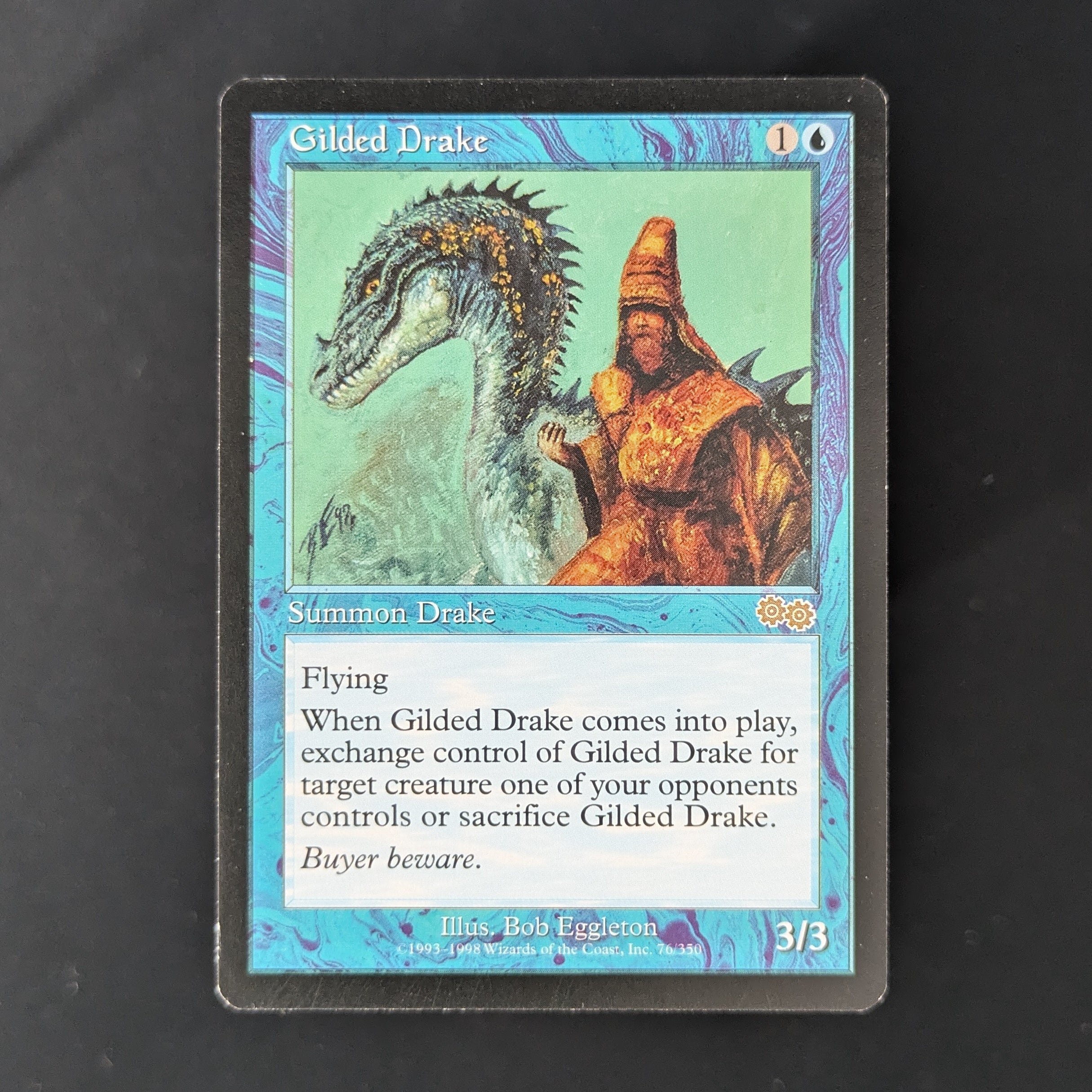 MTG Singles - Gilded Drake - Urza's Saga - English - EX - 34647