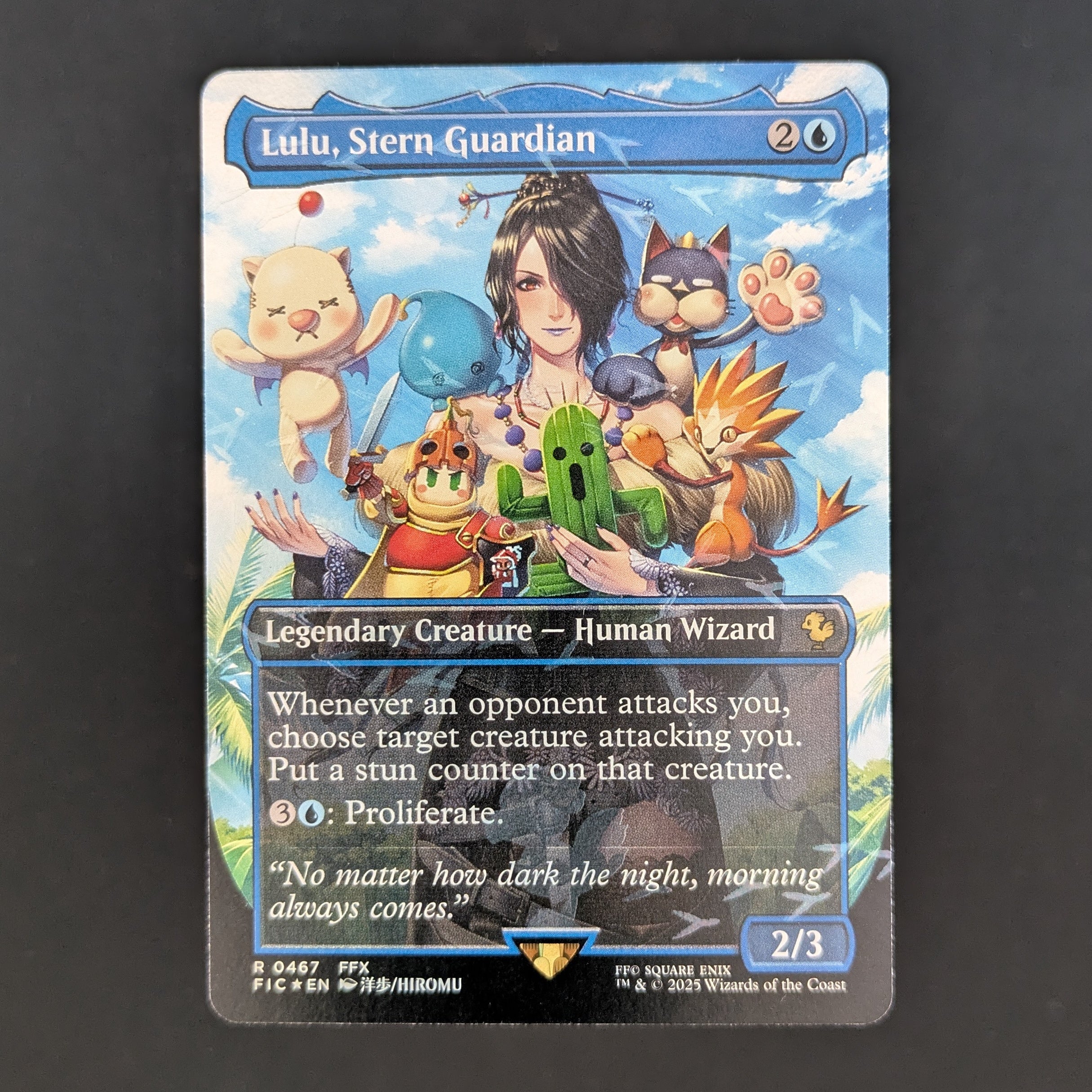 [FOIL] Lulu, Stern Guardian (Borderless) (Chocobo Track Foil) - FINAL FANTASY Holiday Release - English - NM