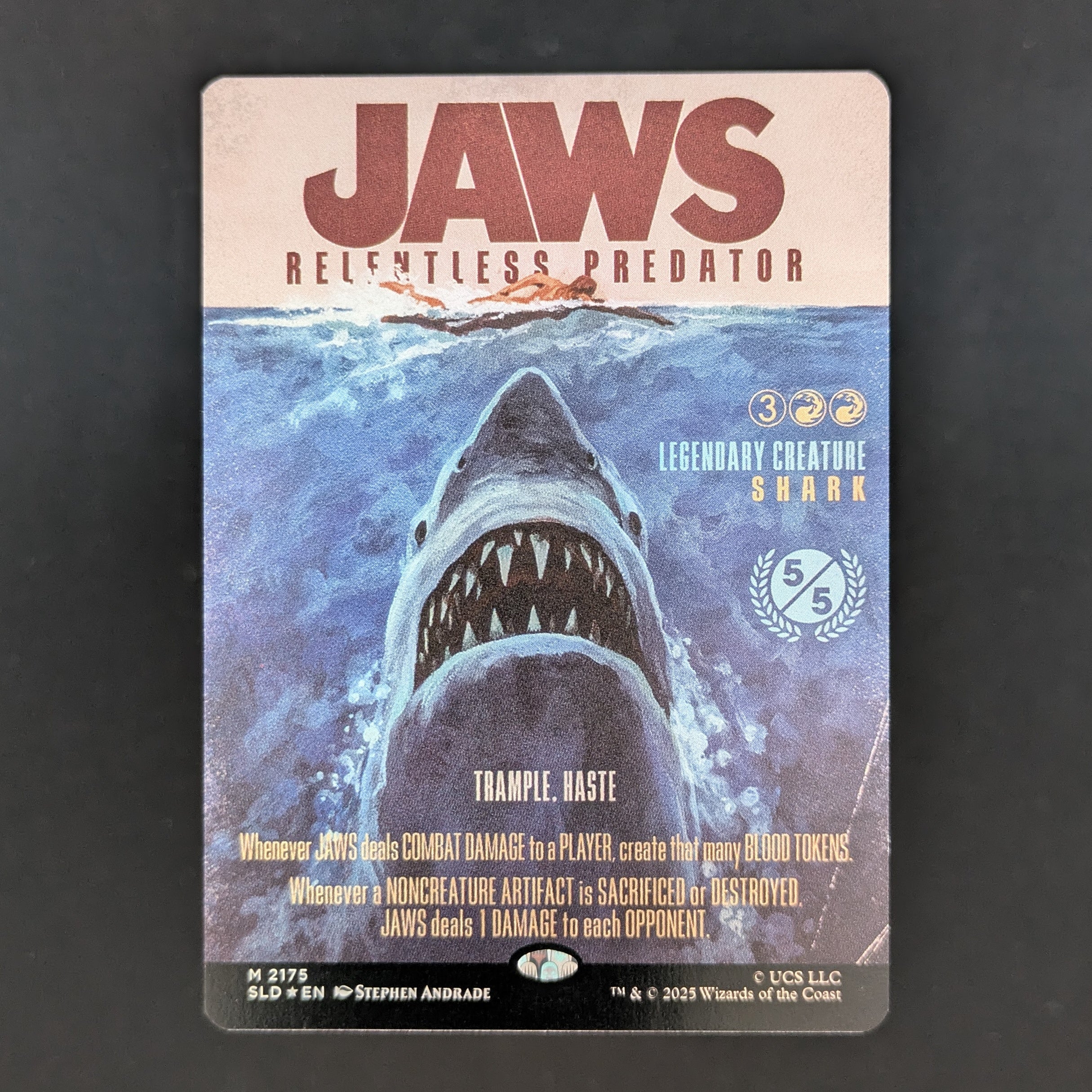 [FOIL] Jaws, Relentless Predator - Secret Lair Drop Series: Secret Scare Superdrop - English - NM