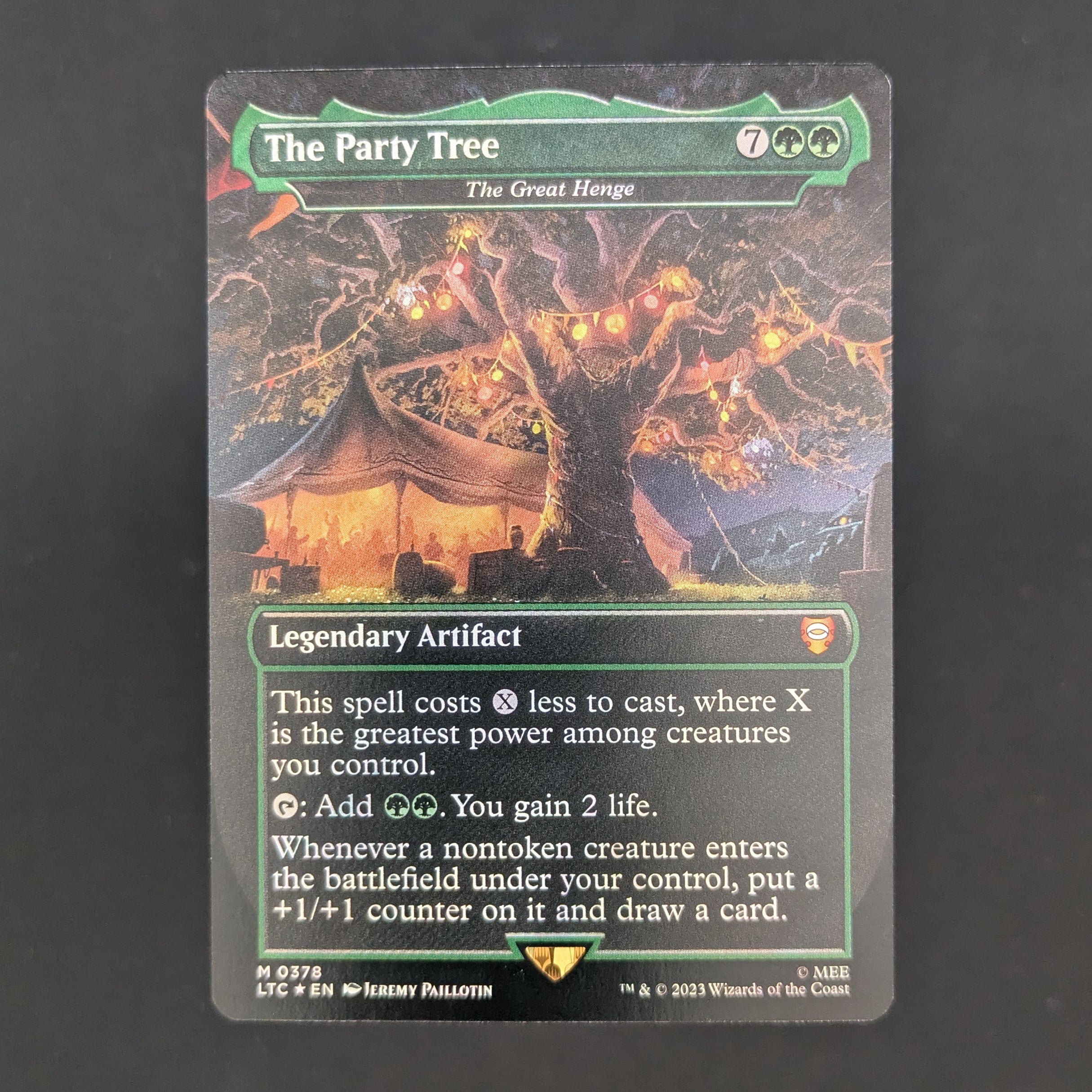 [FOIL] The Party Tree - The Great Henge (Surge Foil) - Commander: The Lord of the Rings: Tales of Middle-earth: Extras - English - NM