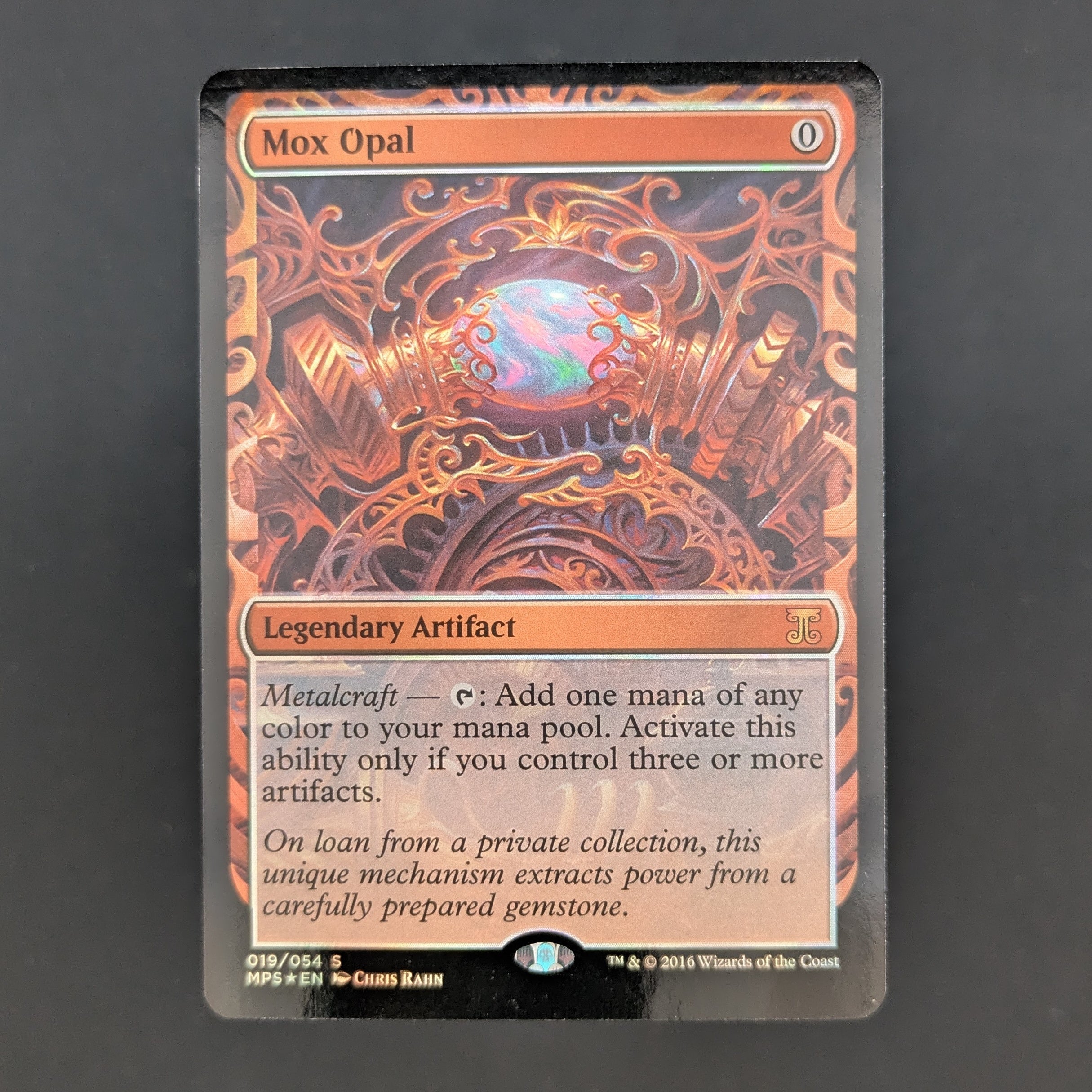 [FOIL] Mox Opal - Kaladesh Inventions - English - GD - PRESSURE MARK