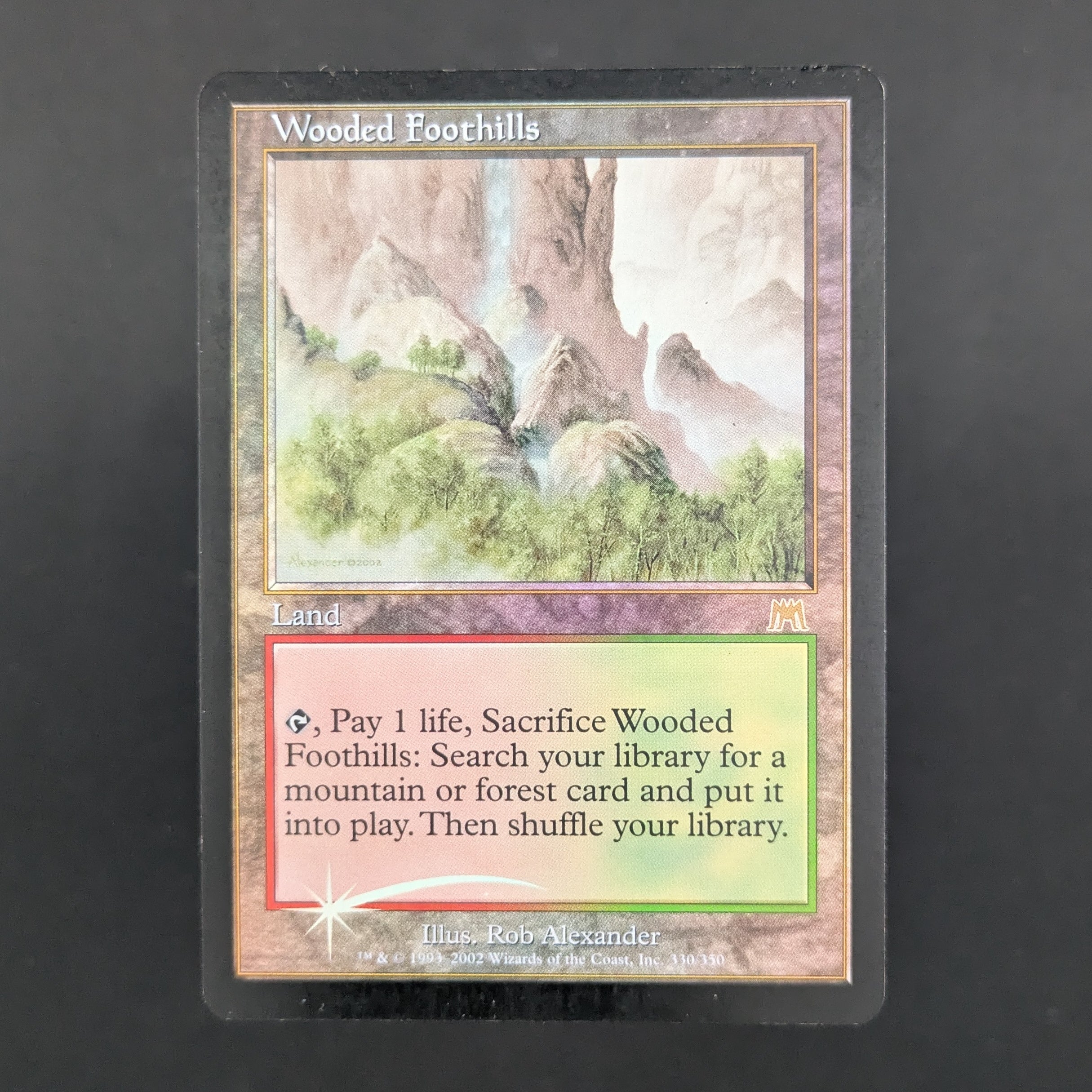 [FOIL] Wooded Foothills - Onslaught - English - LP