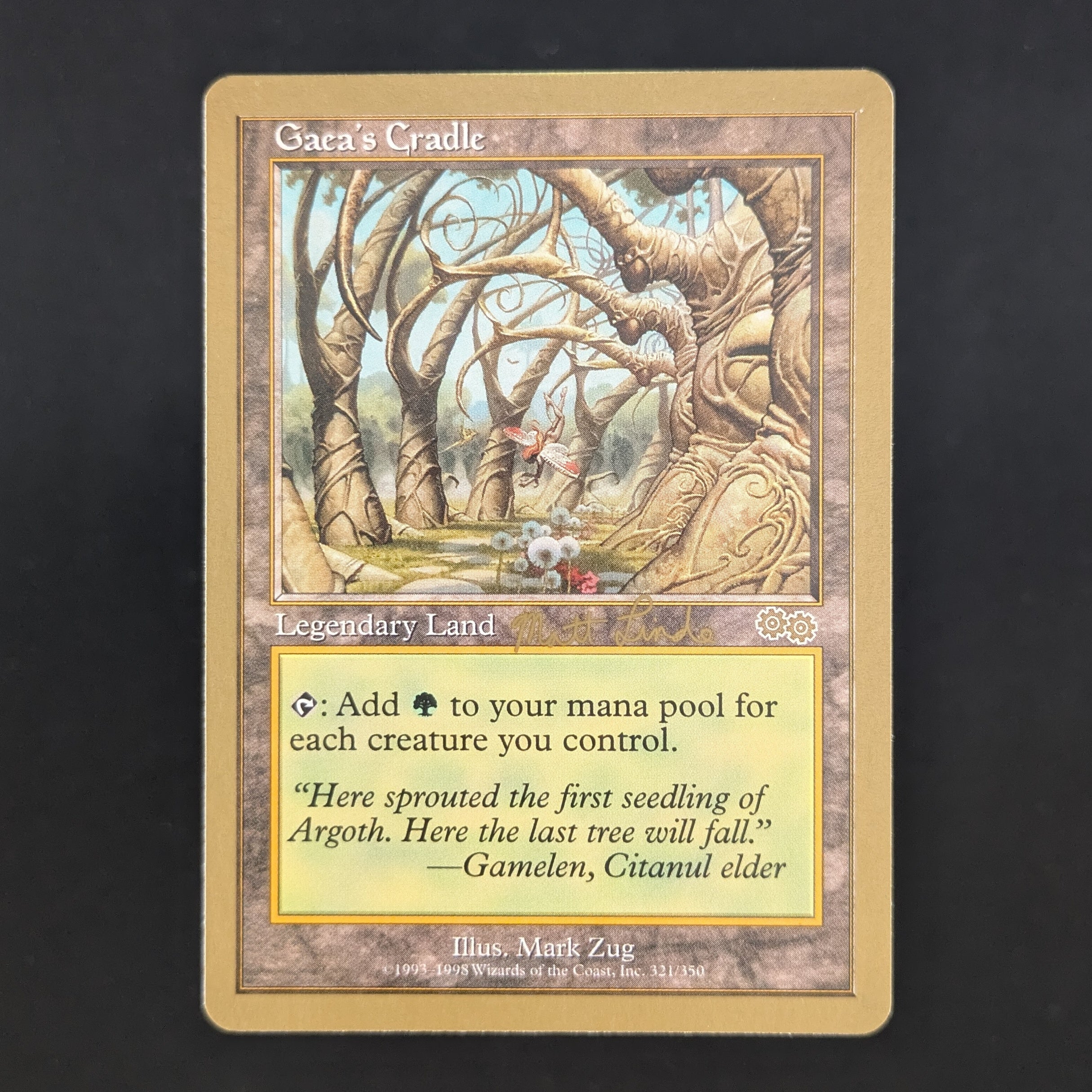 Gaea's Cradle - 1999 Matt Linde (USG) - WCD 1999: Matt Linde - English - EX