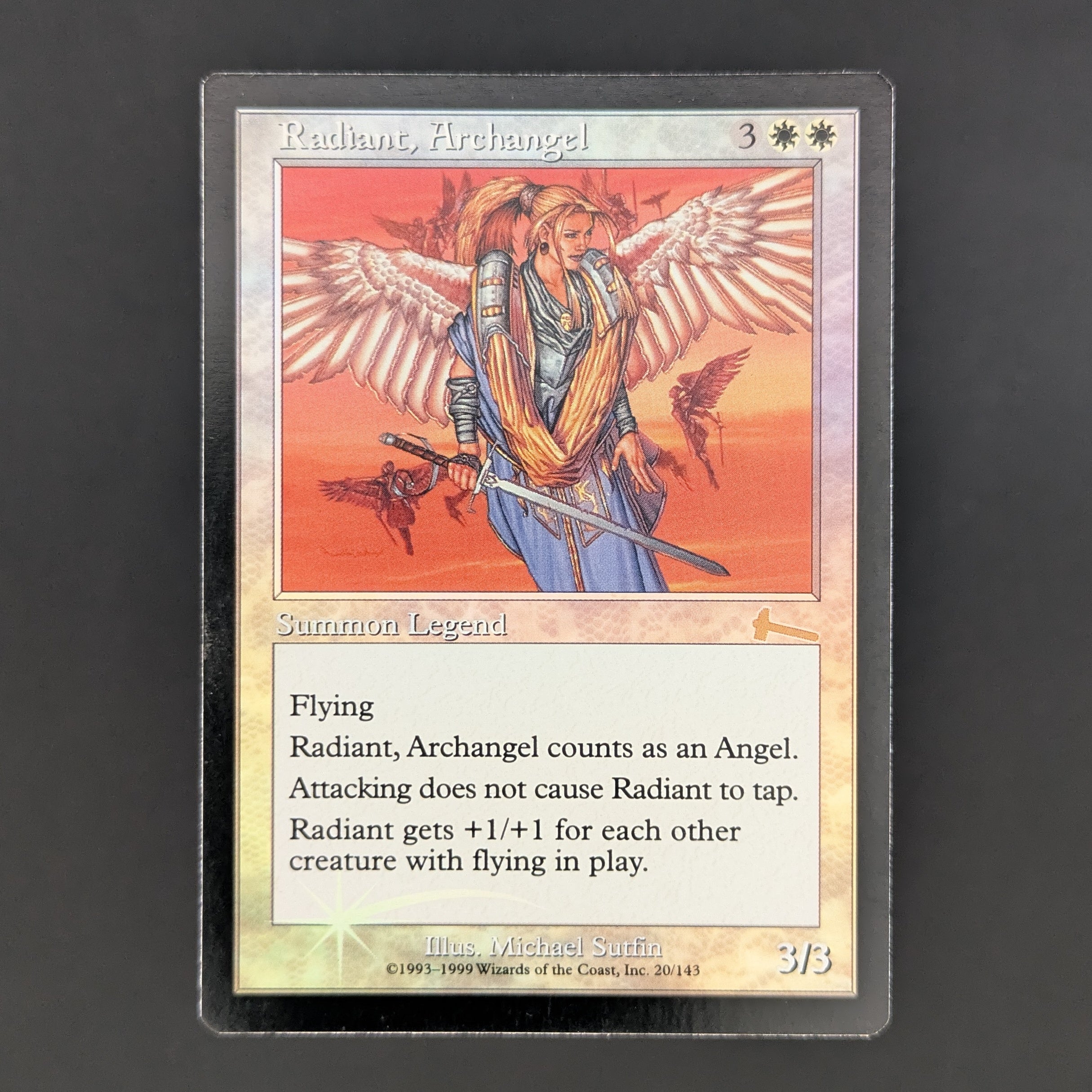 [FOIL] Radiant, Archangel - Urza's Legacy - English - GD