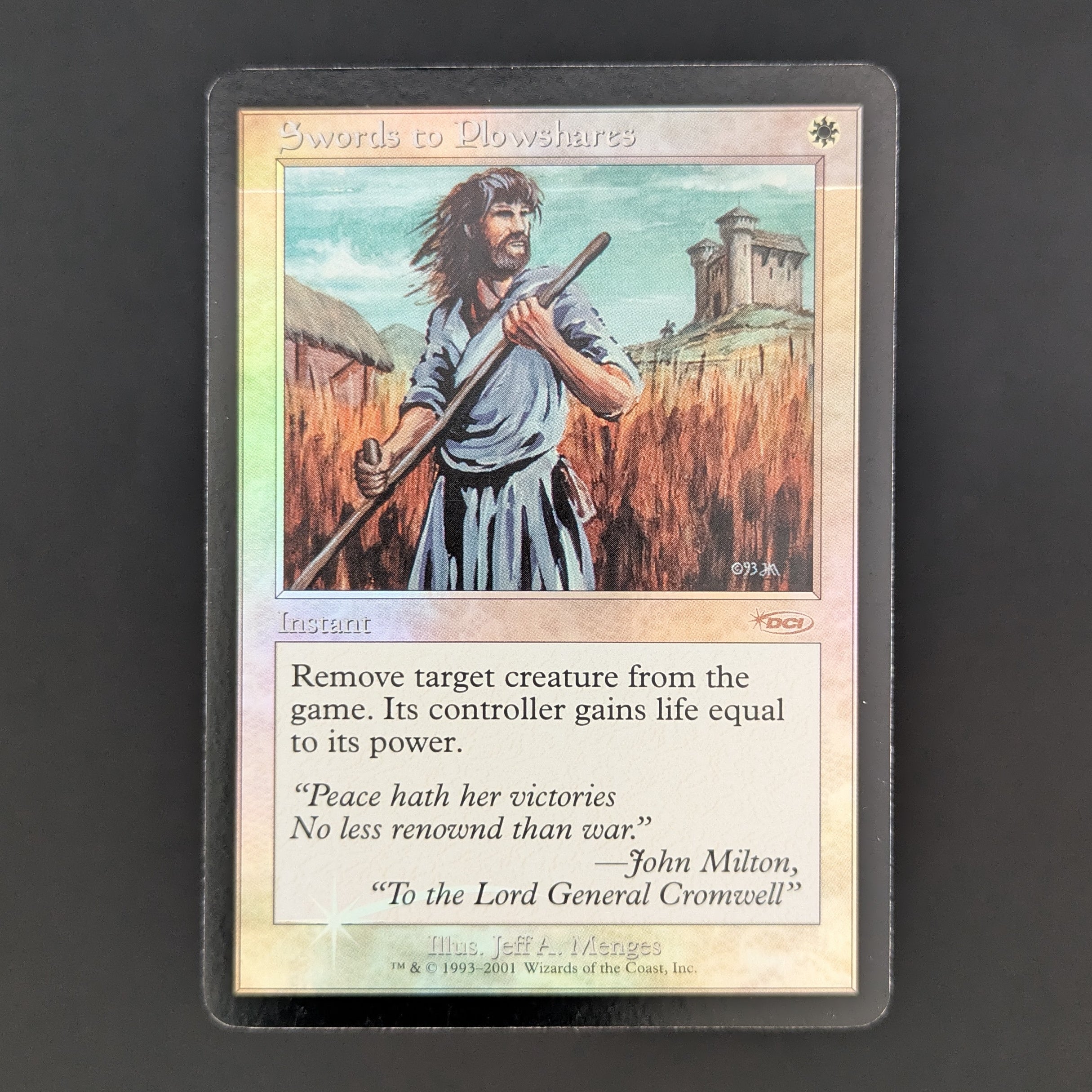 [FOIL] Swords to Plowshares - Friday Night Magic Promos - English - EX