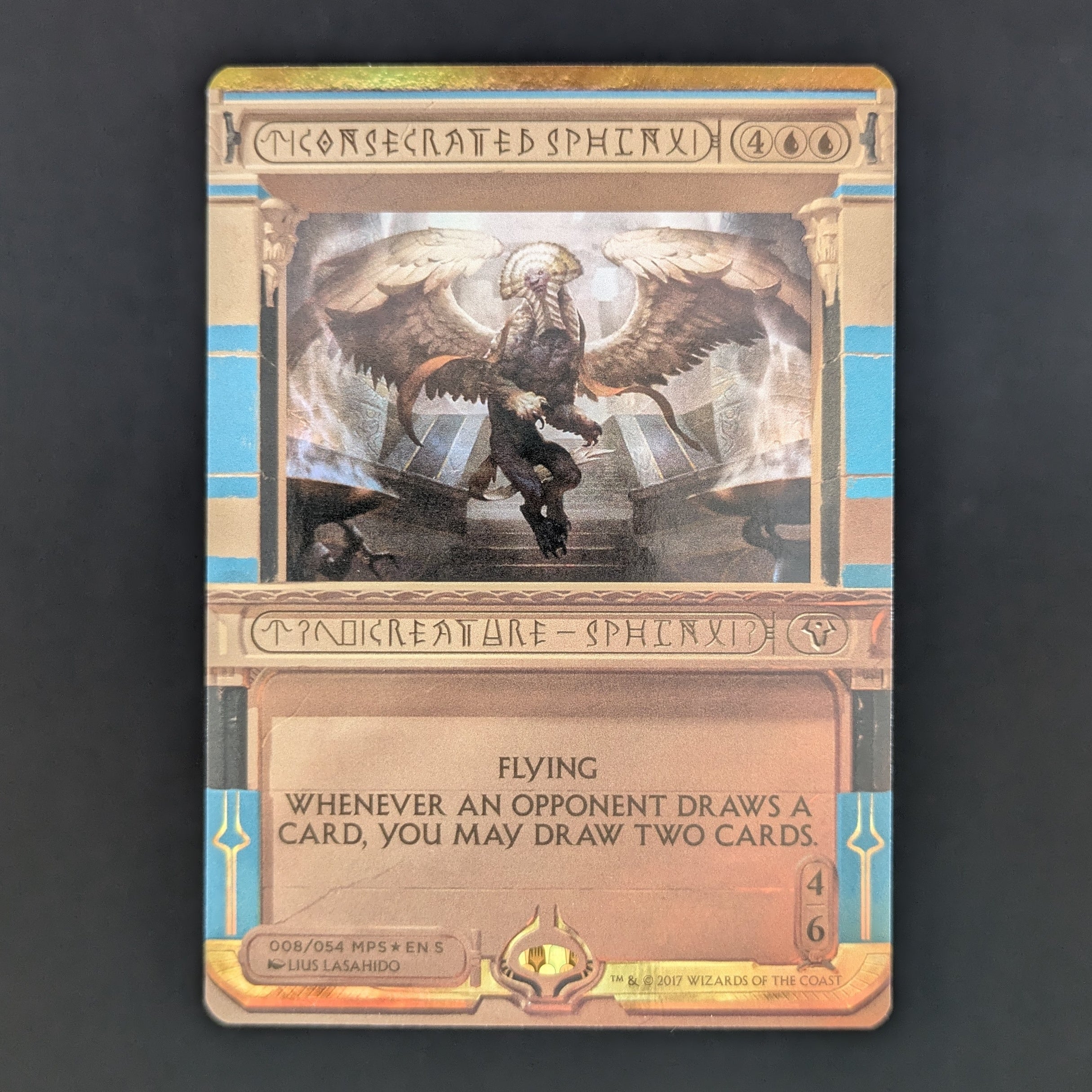 [FOIL] Consecrated Sphinx - Amonkhet Invocations - English - NM