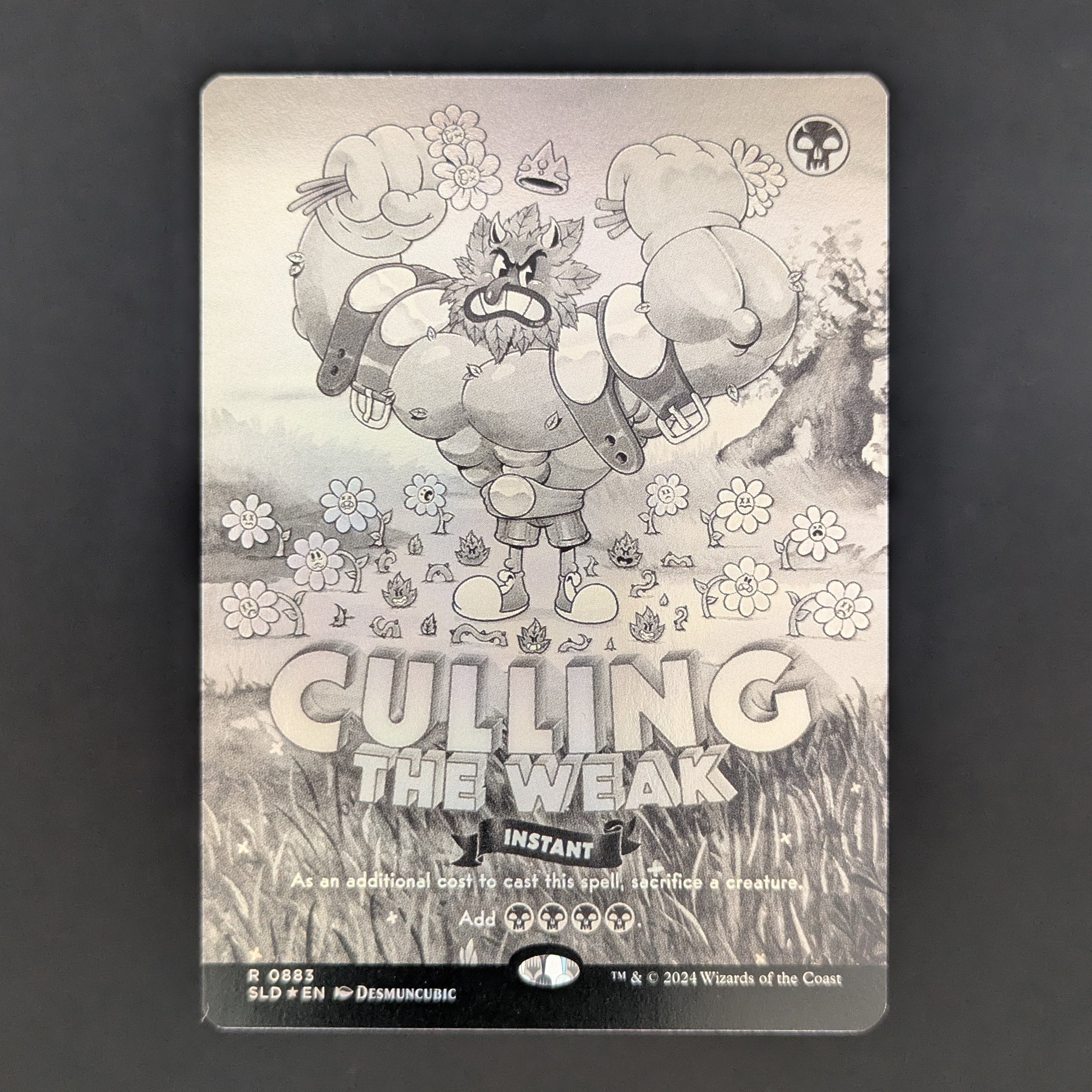 [FOIL] Culling the Weak (Black & White Foil) - Secret Lair Drop Series - English - NM