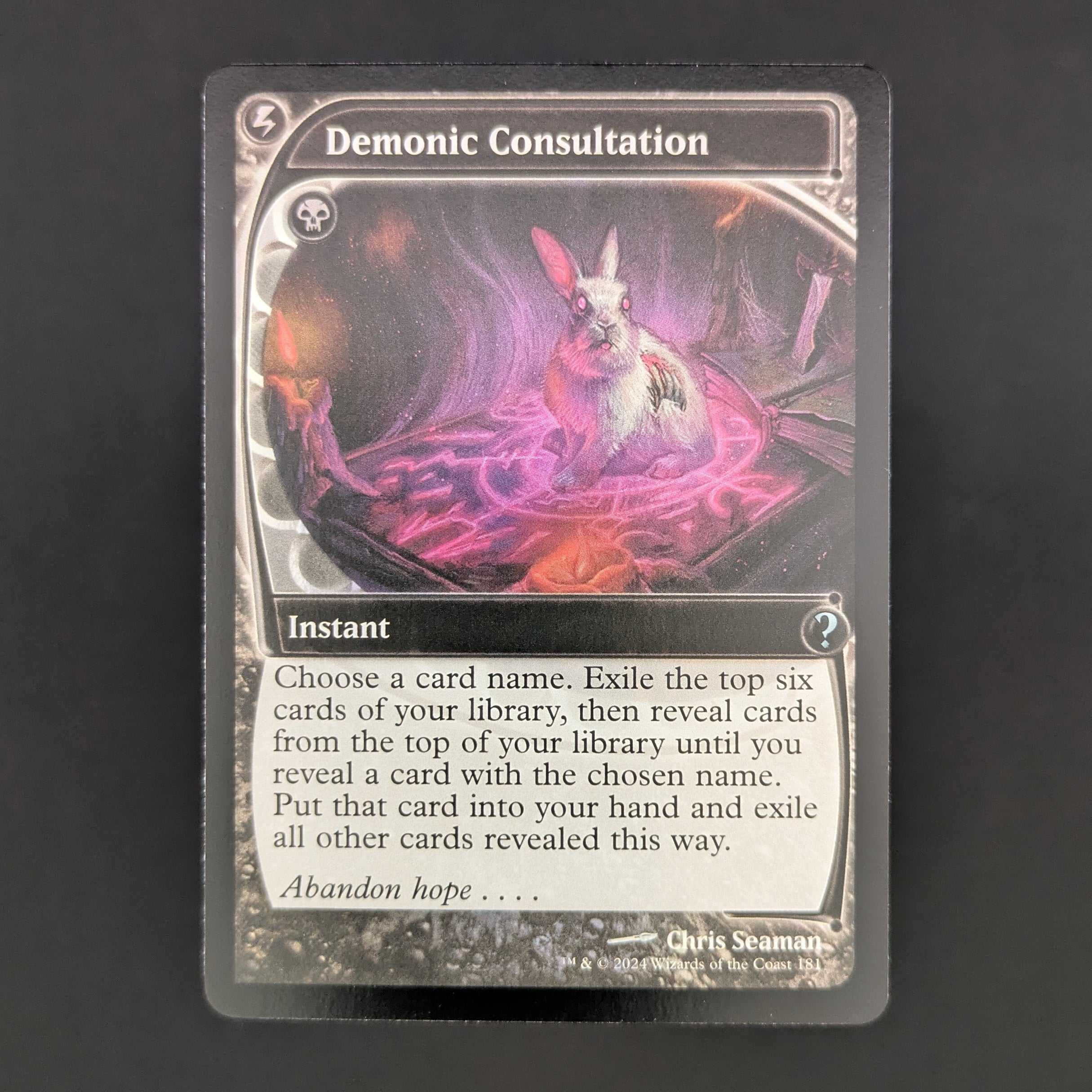 [FOIL] Demonic Consultation (Future Sight) - Mystery Booster 2 - English - NM