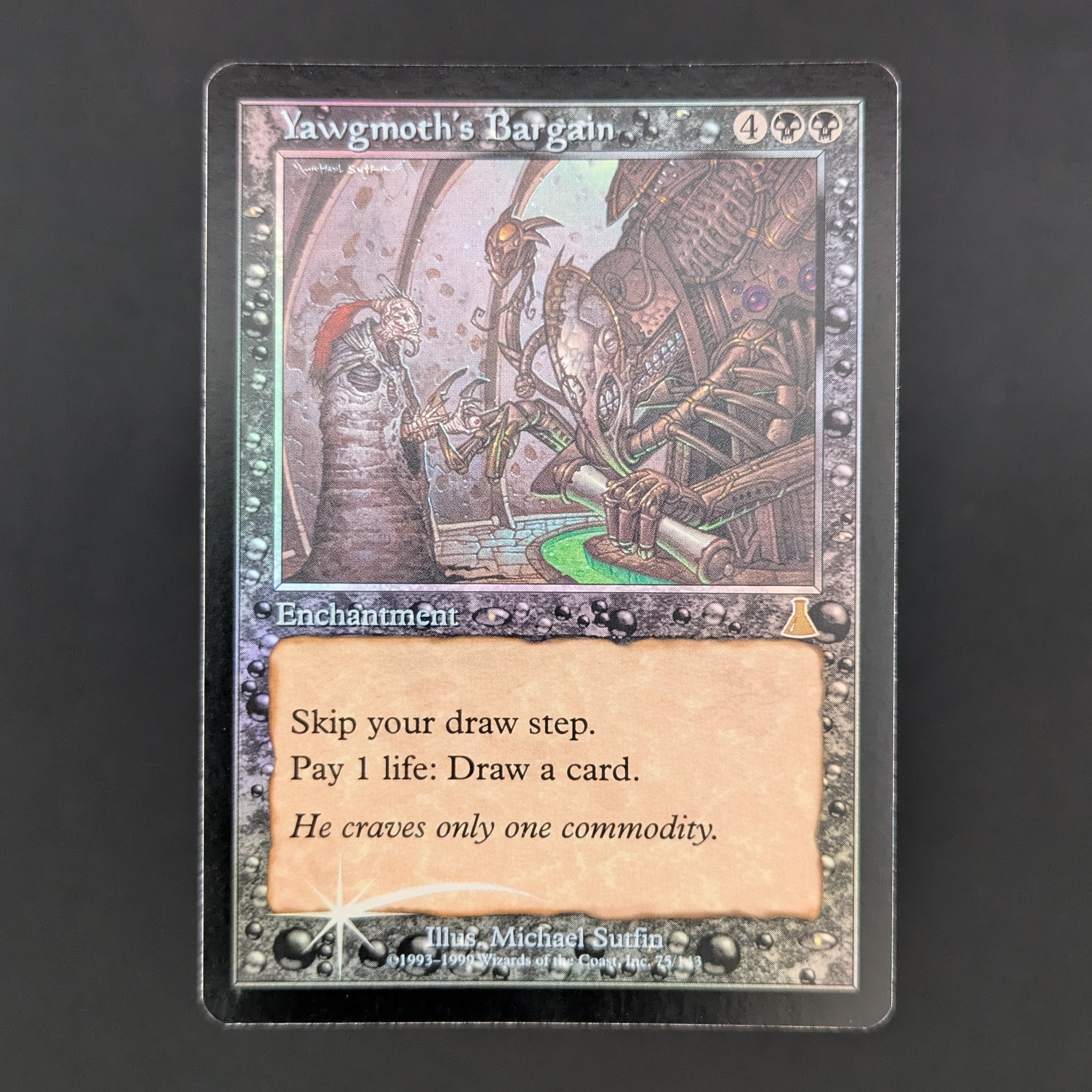 [FOIL] Yawgmoth's Bargain - Urza's Destiny - English - EX