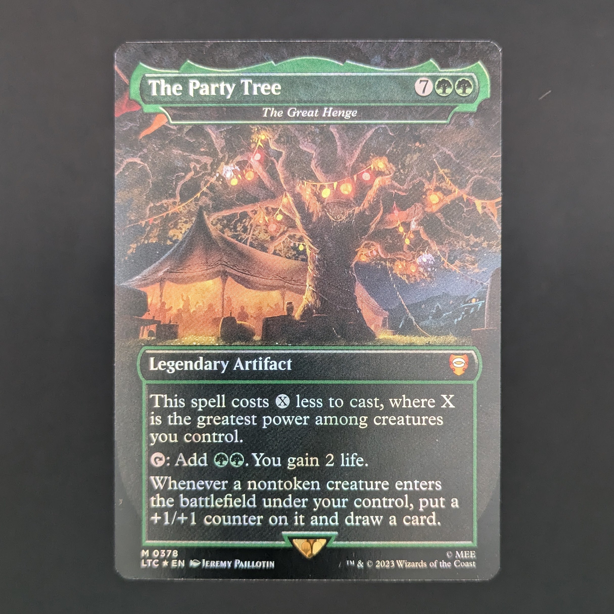 [FOIL] The Party Tree - The Great Henge (Surge Foil) - Commander: The Lord of the Rings: Tales of Middle-earth: Extras - English - NM