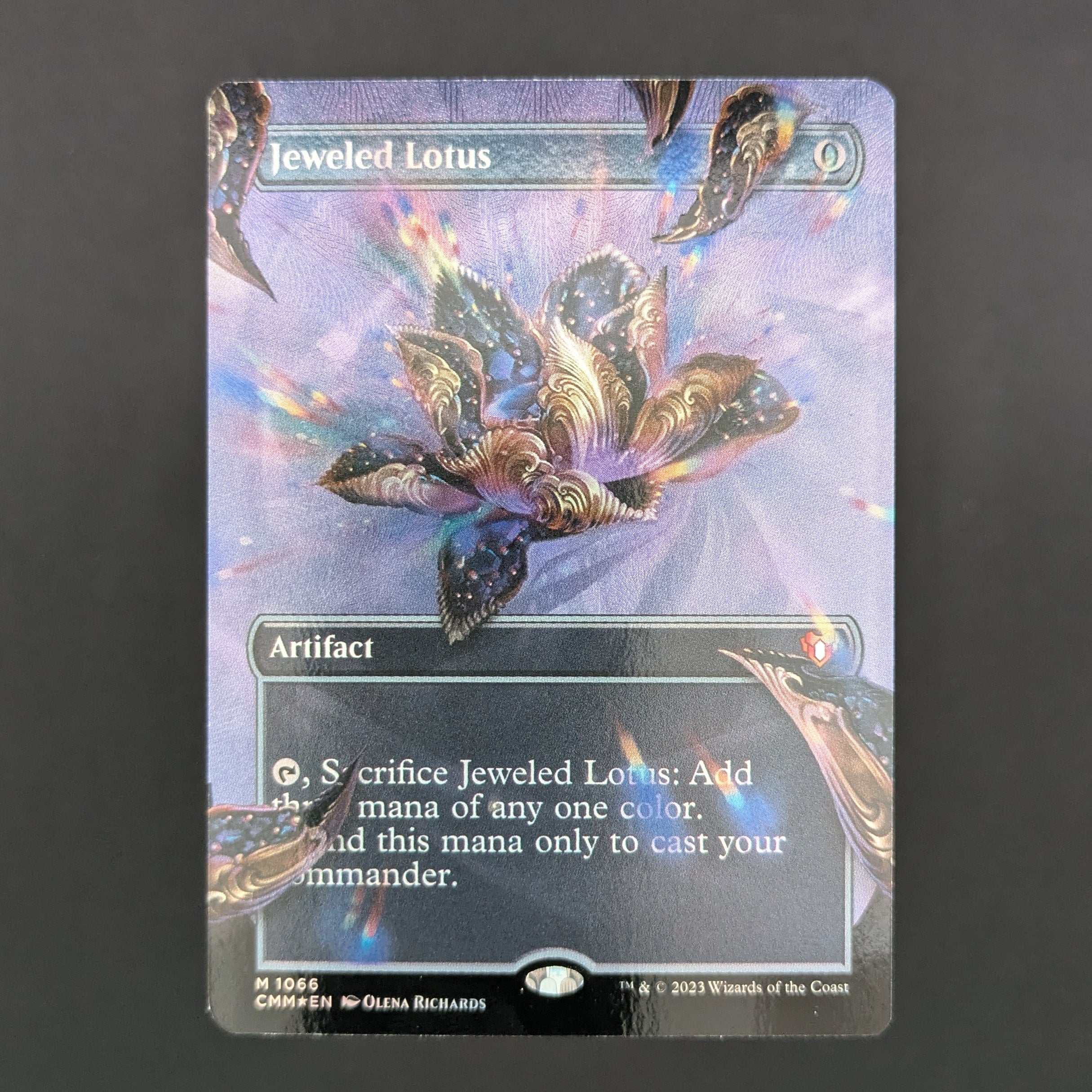 [FOIL] Jeweled Lotus (Textured Foil) - Commander Masters: Extras - English - NM