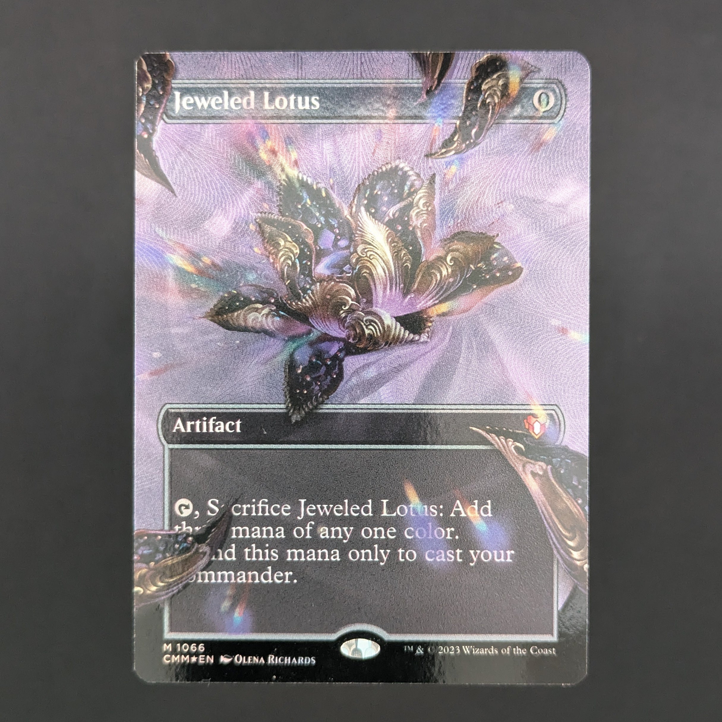 [FOIL] Jeweled Lotus (Textured Foil) - Commander Masters: Extras - English - NM