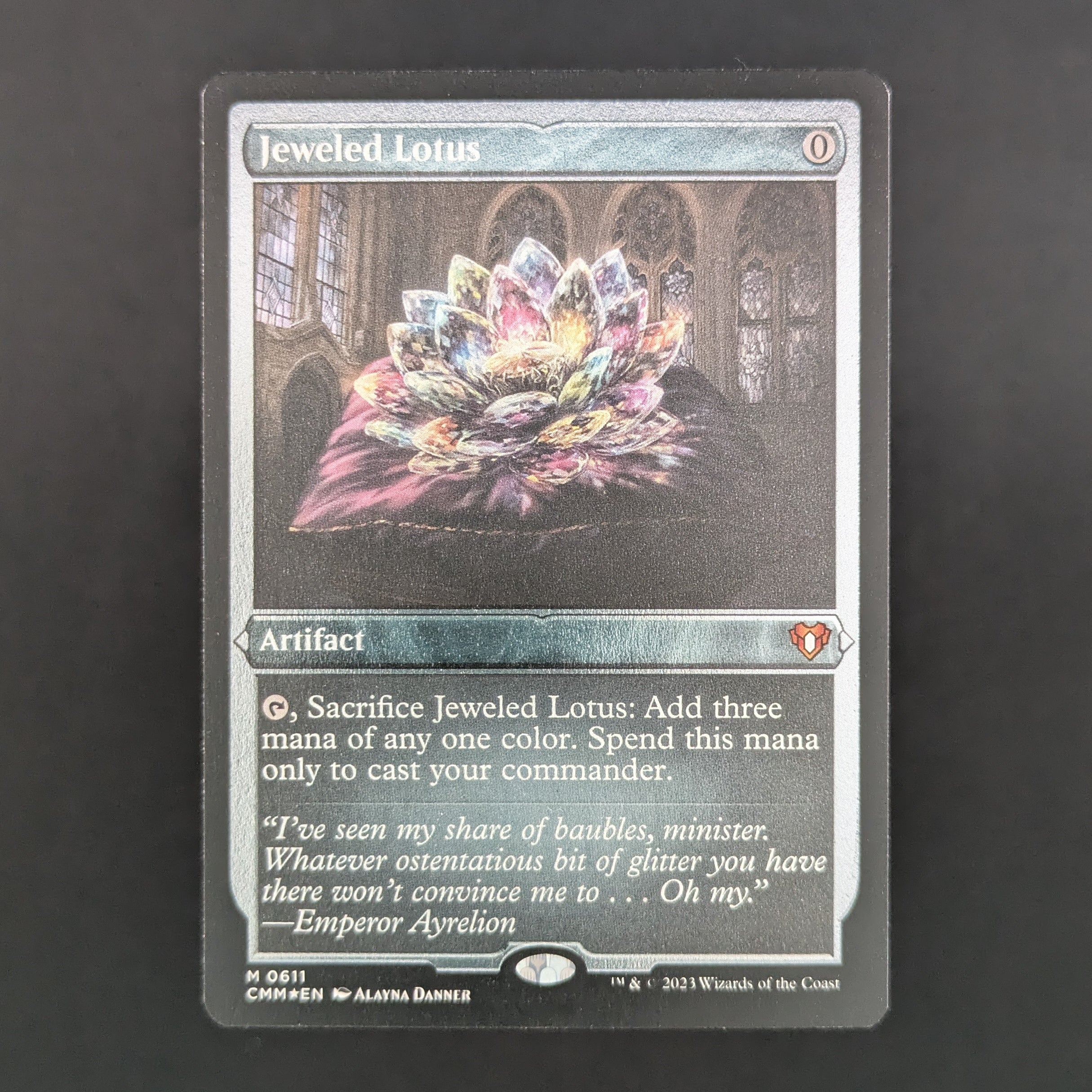 [FOIL] Jeweled Lotus (V.1) - Commander Masters: Extras - English - NM