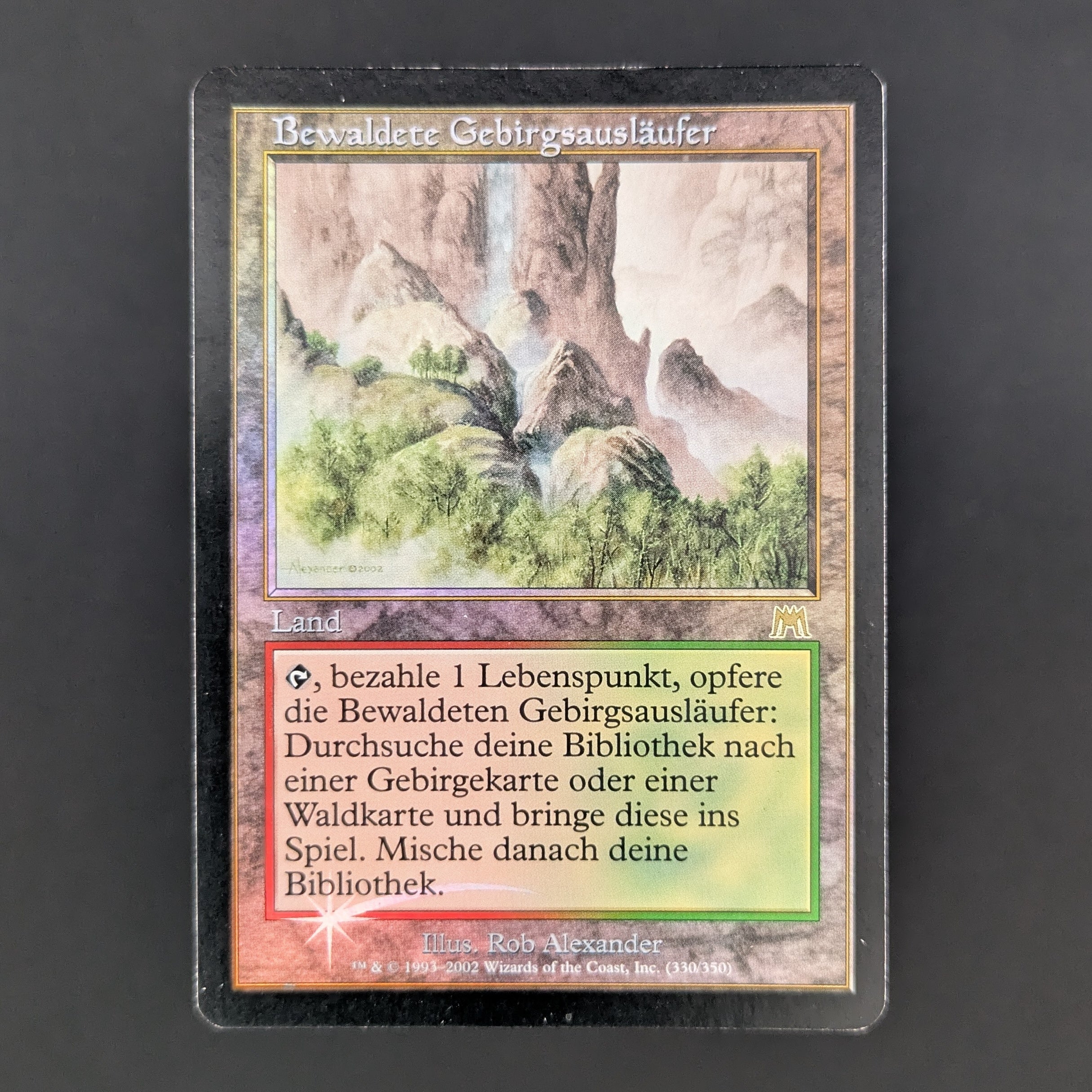 [FOIL] Wooded Foothills - Onslaught - German - LP