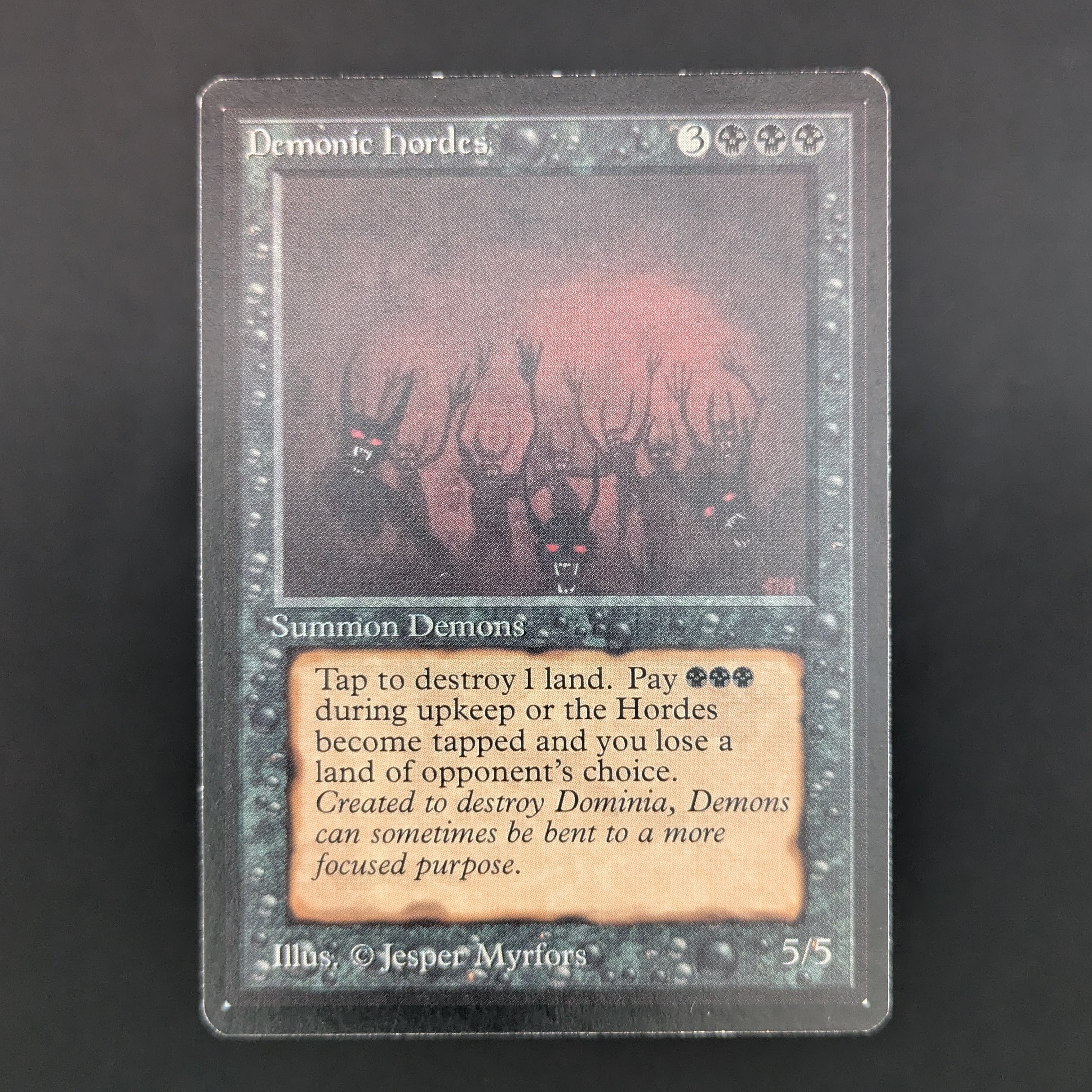 MTG Singles - Demonic Hordes - Beta - EX - 34851