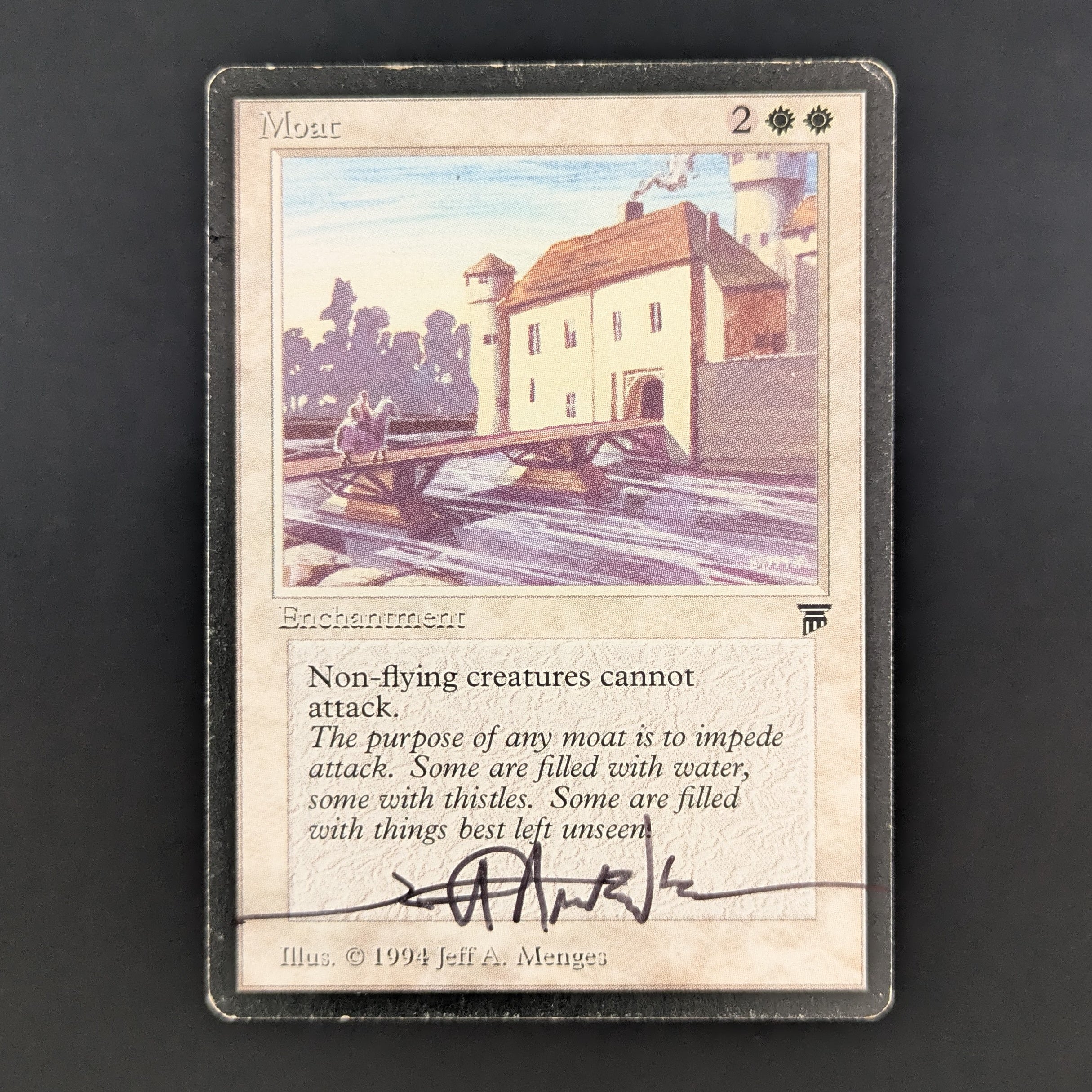 MTG Singles - Moat - Legends - PL - SIGNED - 34884