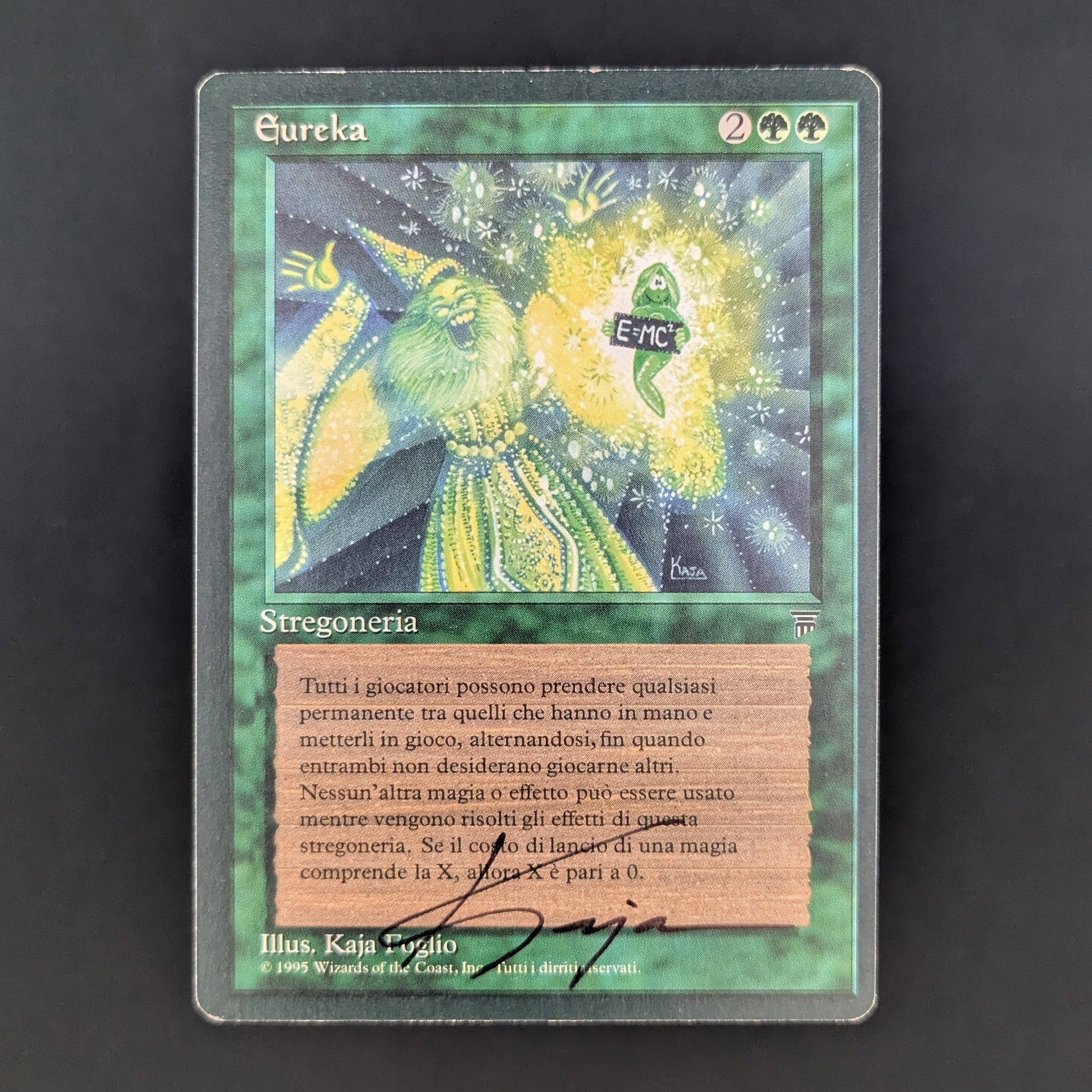 MTG Singles - Eureka - Legends Italian - EX - SIGNED - 34890