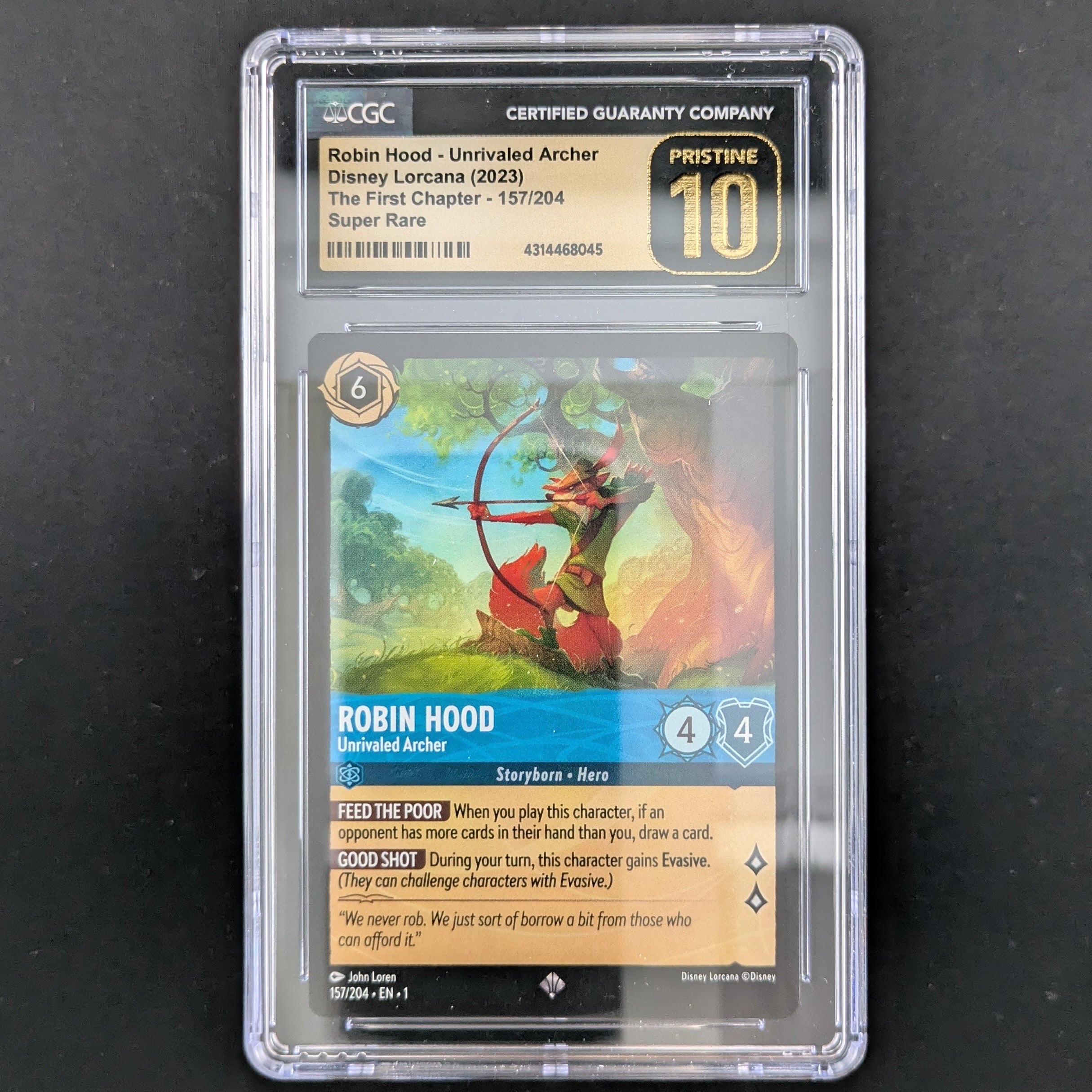 Robin Hood - Unrivaled Archer - The First Chapter - CGC 10