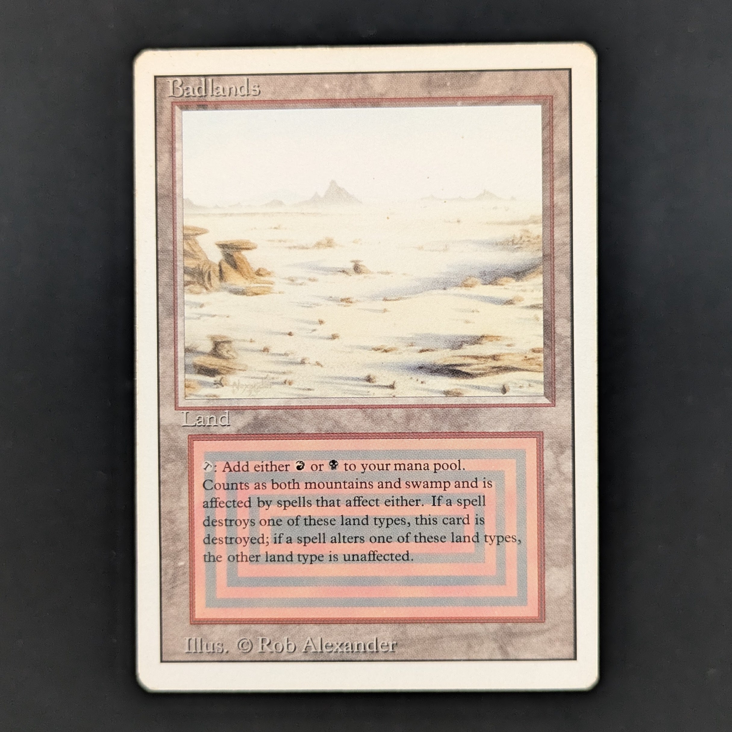MTG Singles - Badlands - Revised - GD - BENT - 35138