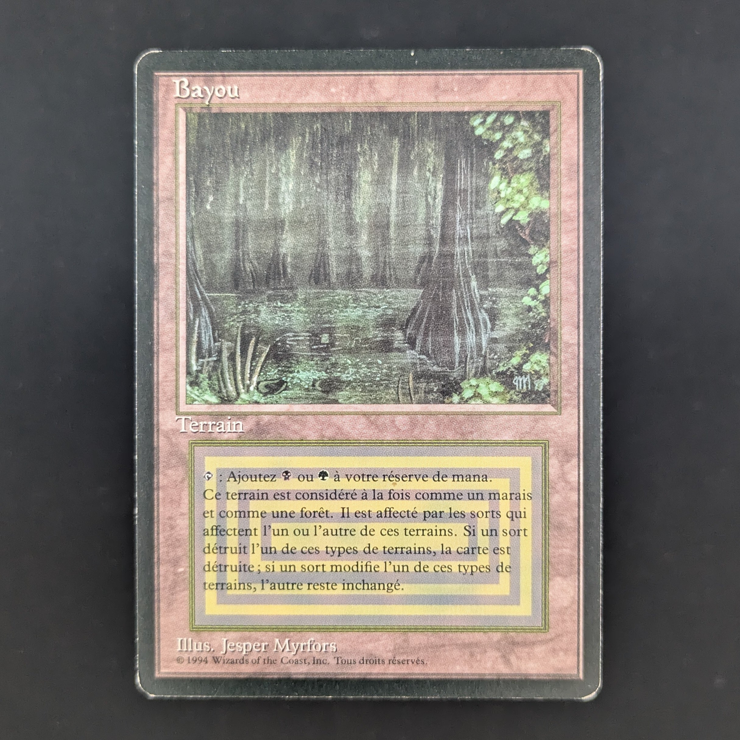 MTG Singles - Bayou - Foreign Black Bordered - French - GD - 35267