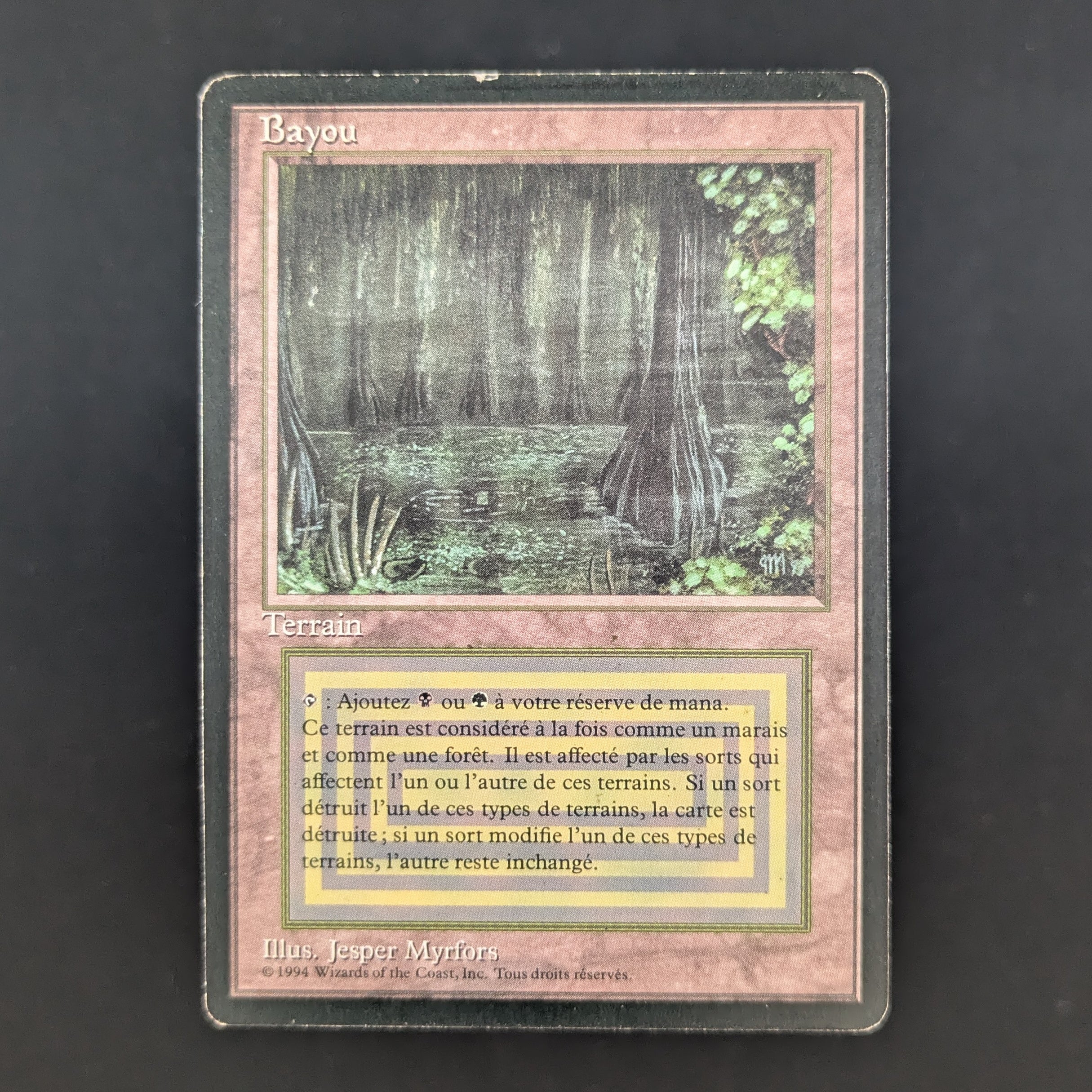 MTG Singles - Bayou - Foreign Black Bordered - French - PL - INKED - 35269