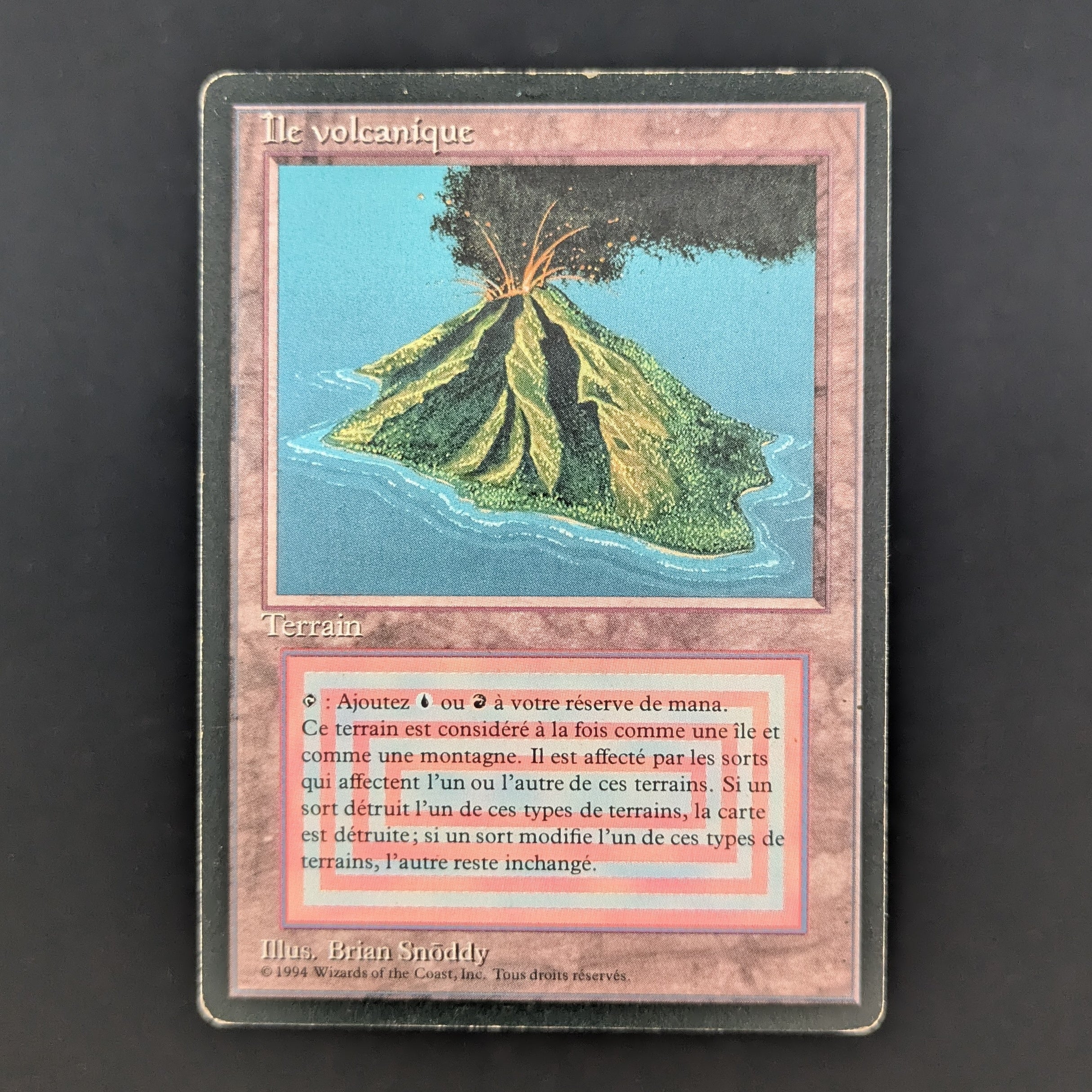 MTG Singles - Volcanic Island - Foreign Black Bordered - French - LP - 35287
