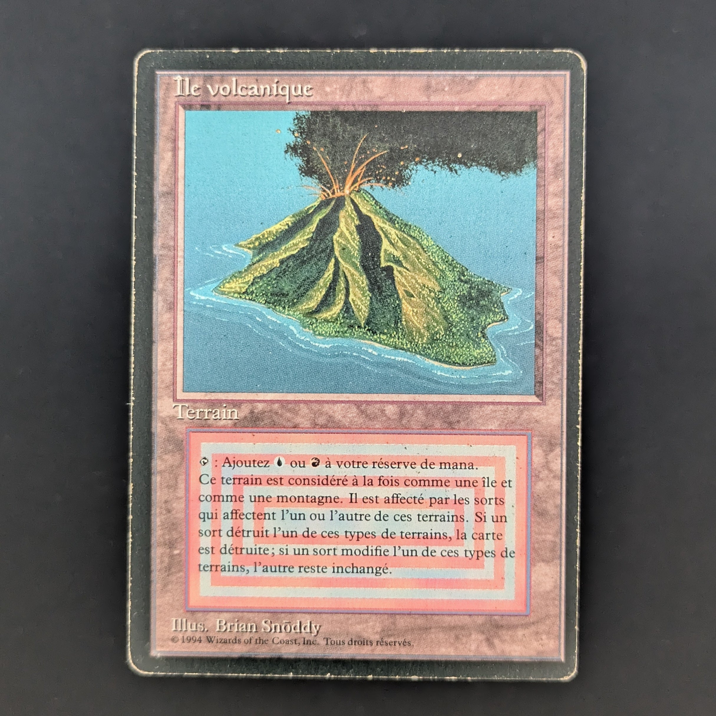 MTG Singles - Volcanic Island - Foreign Black Bordered - French - PL - 35288