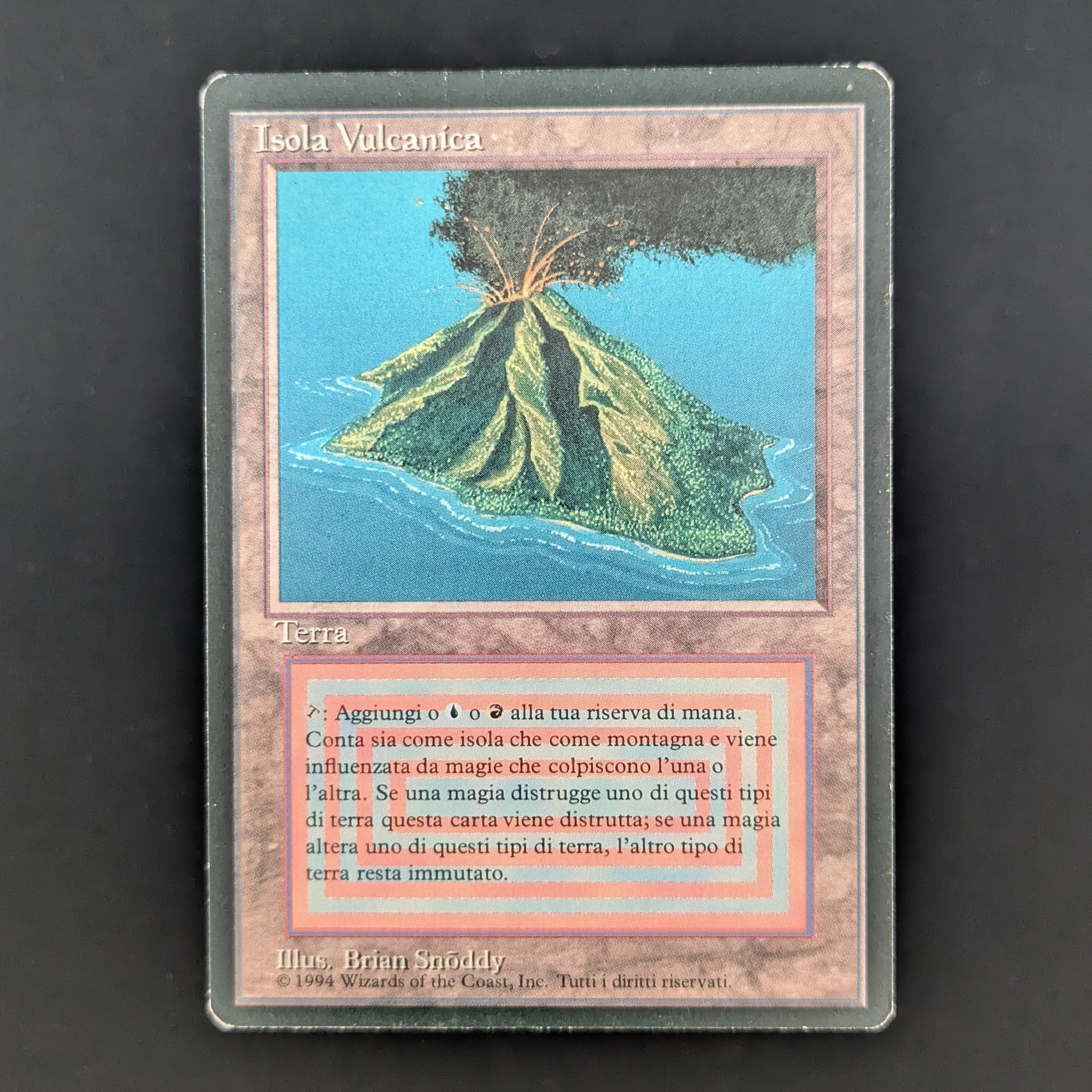 MTG Singles - Volcanic Island - Foreign Black Bordered - Italian - PL - 35290