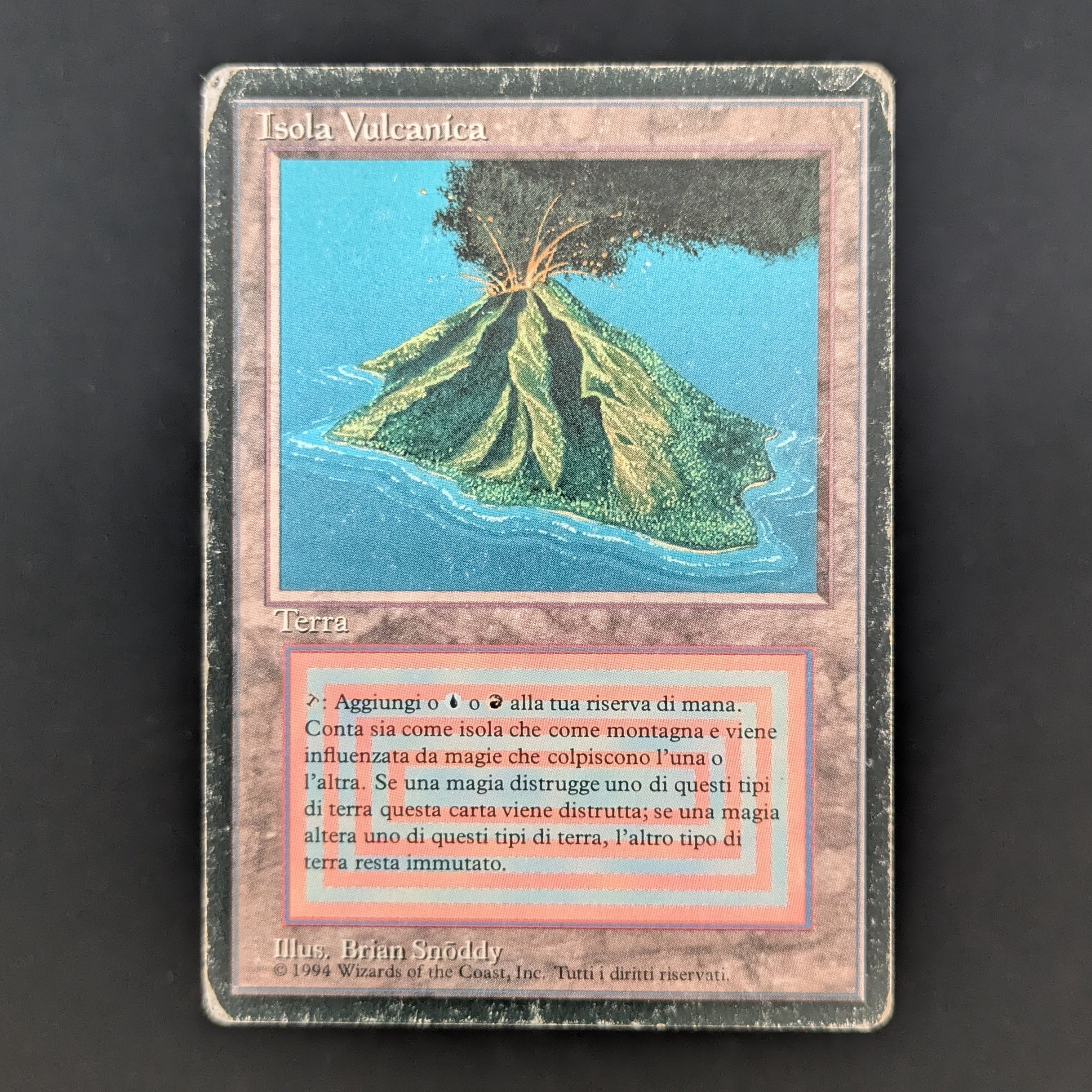 MTG Singles - Volcanic Island - Foreign Black Bordered - Italian - PO - 35291