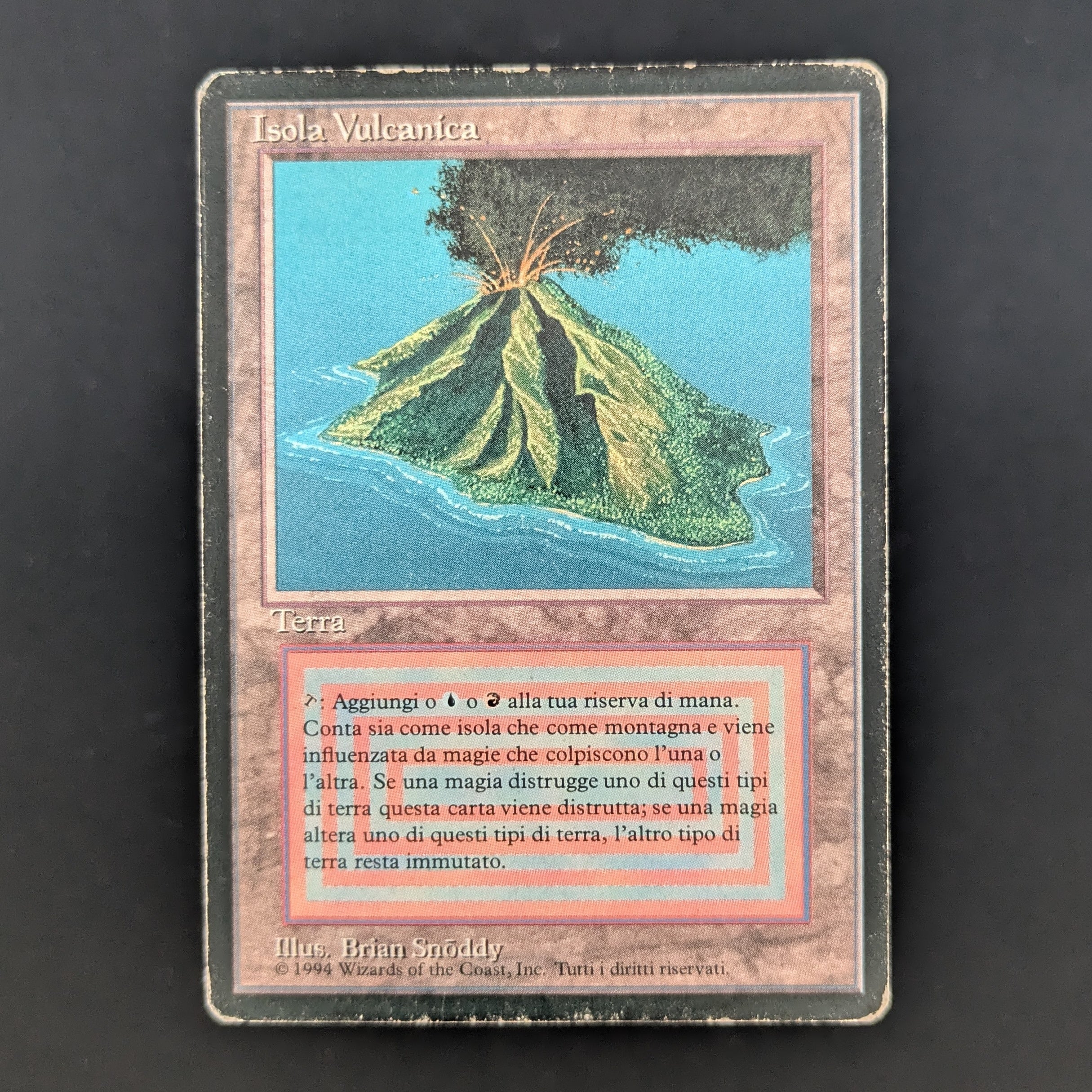 MTG Singles - Volcanic Island - Foreign Black Bordered - Italian - PO - INKED - 35292