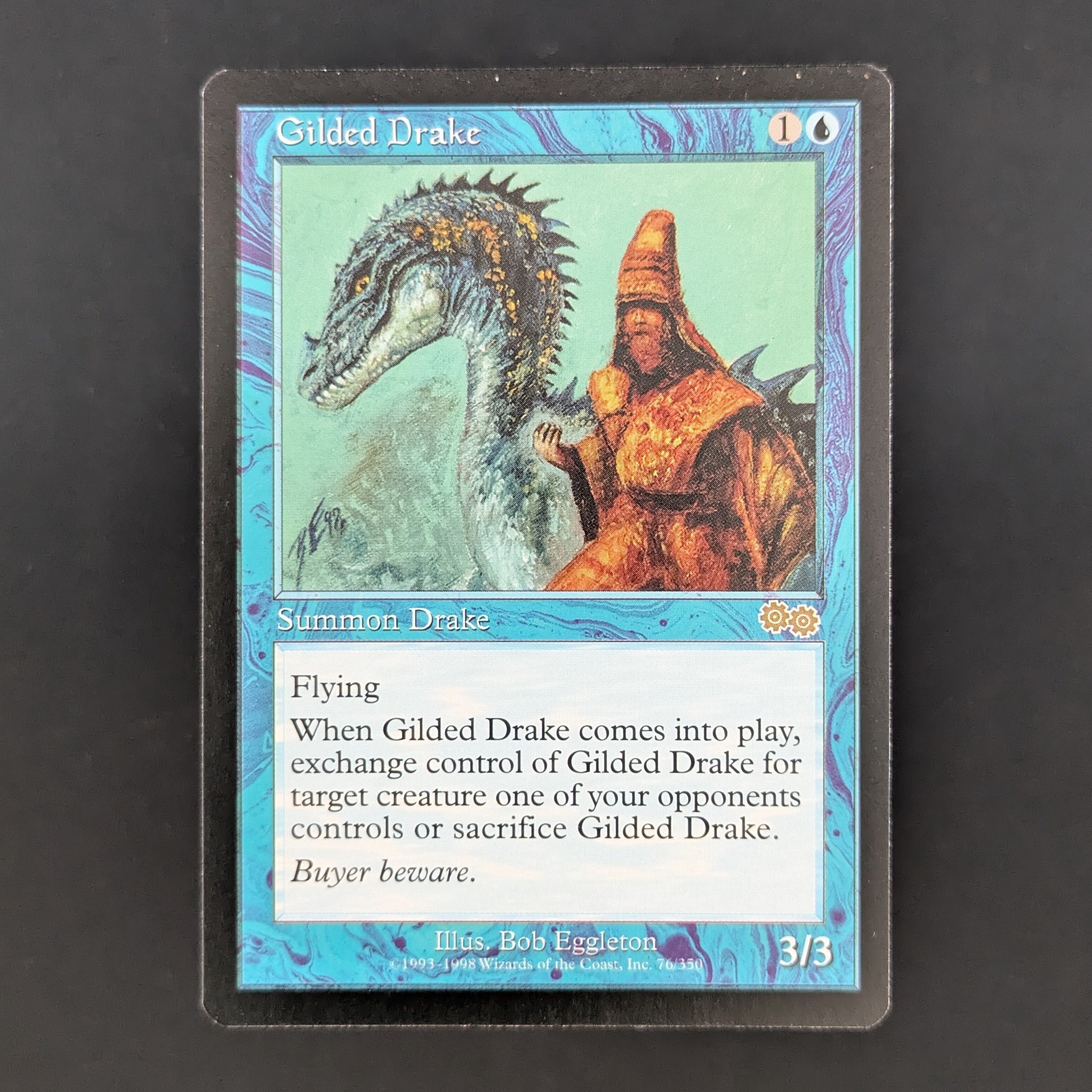 MTG Singles - Gilded Drake - Urza's Saga - English - NM - 35293
