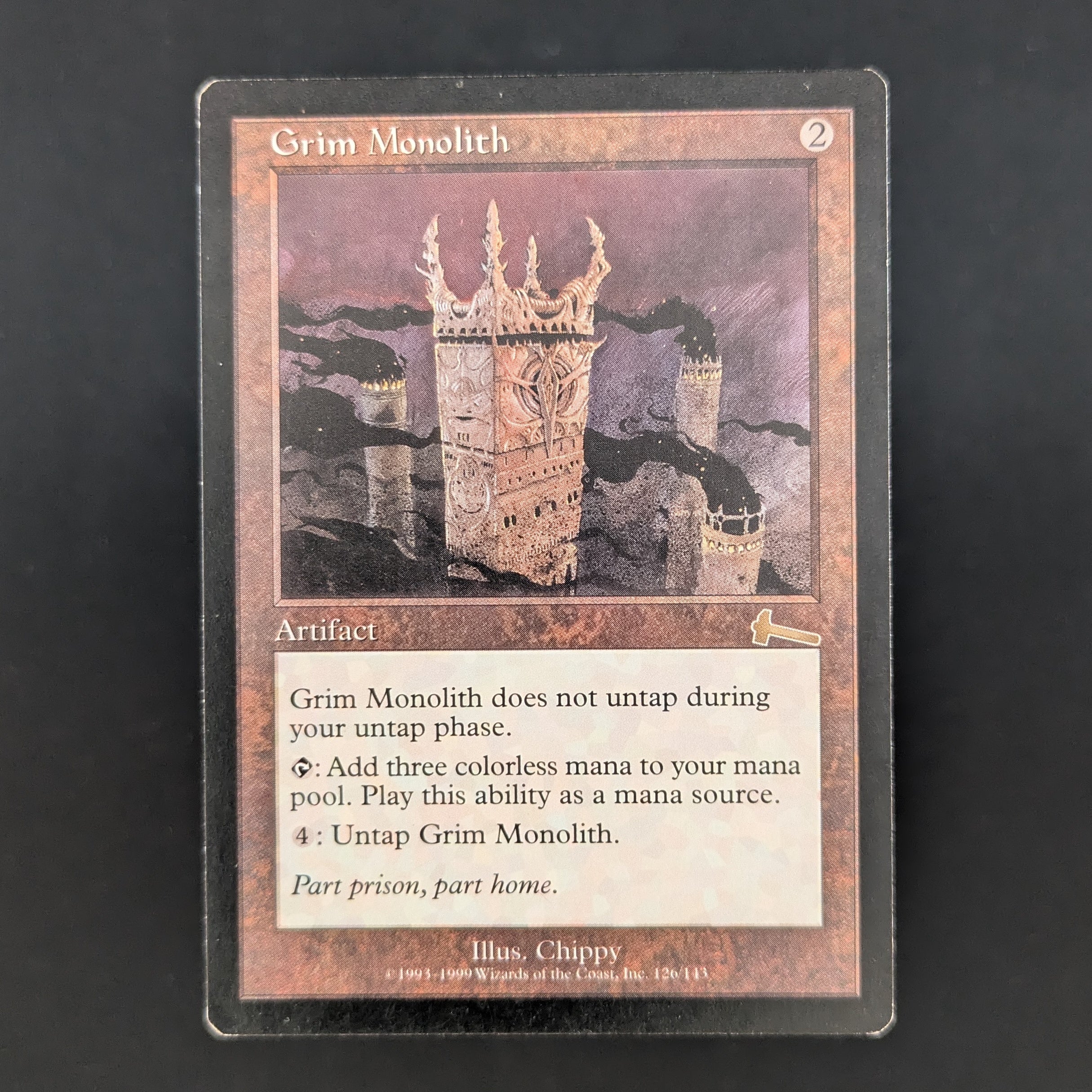 MTG Singles - Grim Monolith - Urza's Legacy - English - GD - 35297