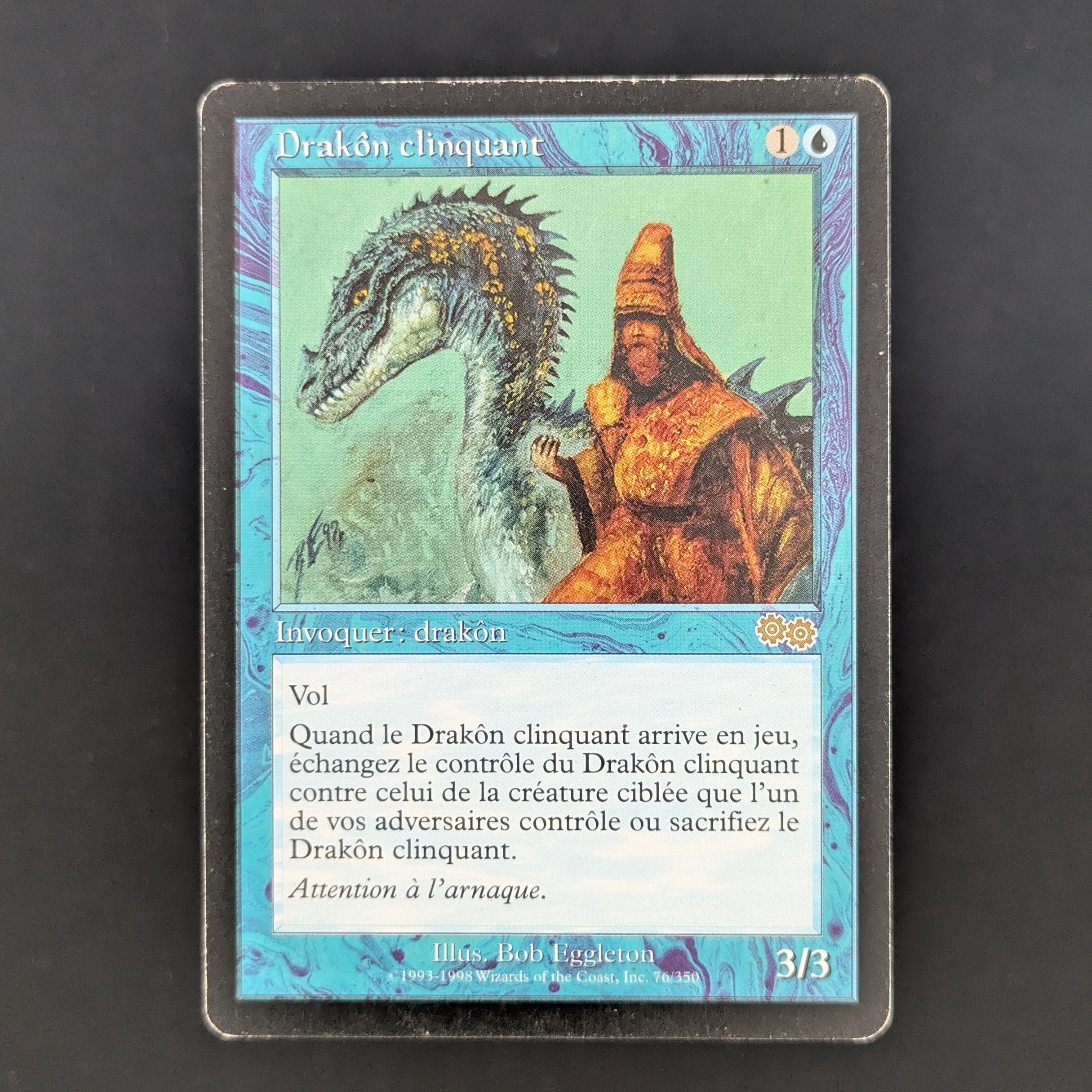 MTG Singles - Gilded Drake - Urza's Saga - French - LP - 35318