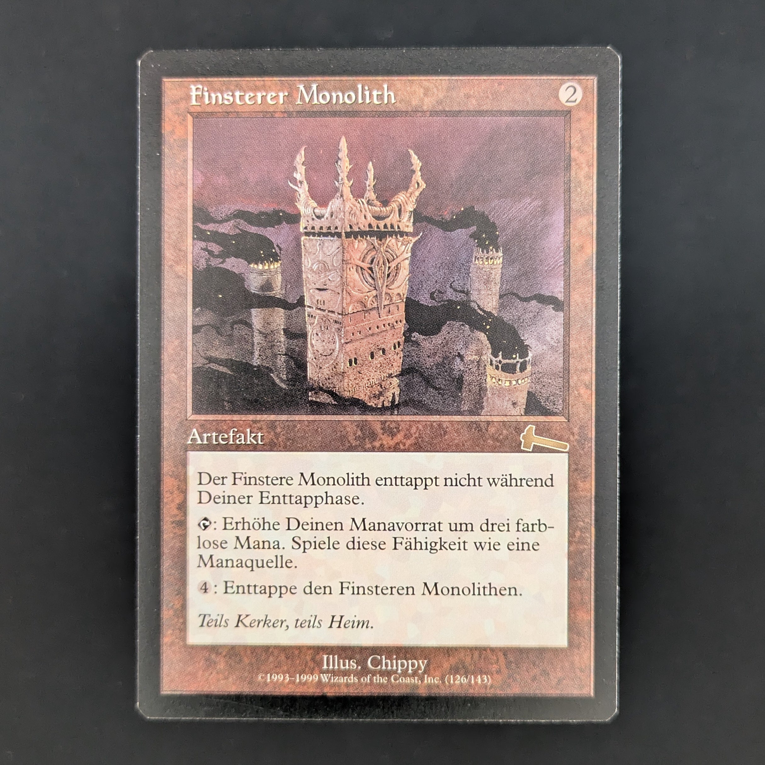 MTG Singles - Grim Monolith - Urza's Legacy - German - EX - 35323