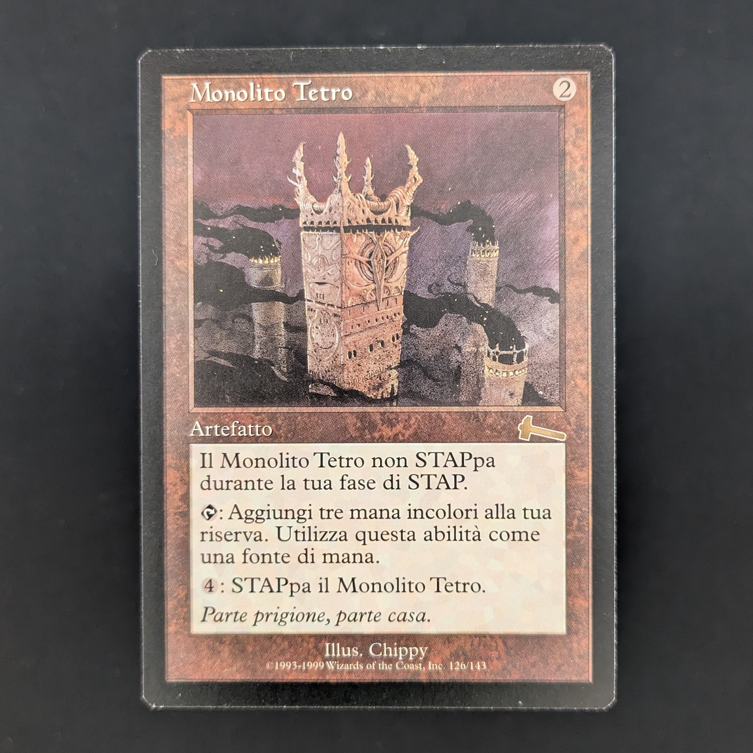 MTG Singles - Grim Monolith - Urza's Legacy - Italian - EX - 35324