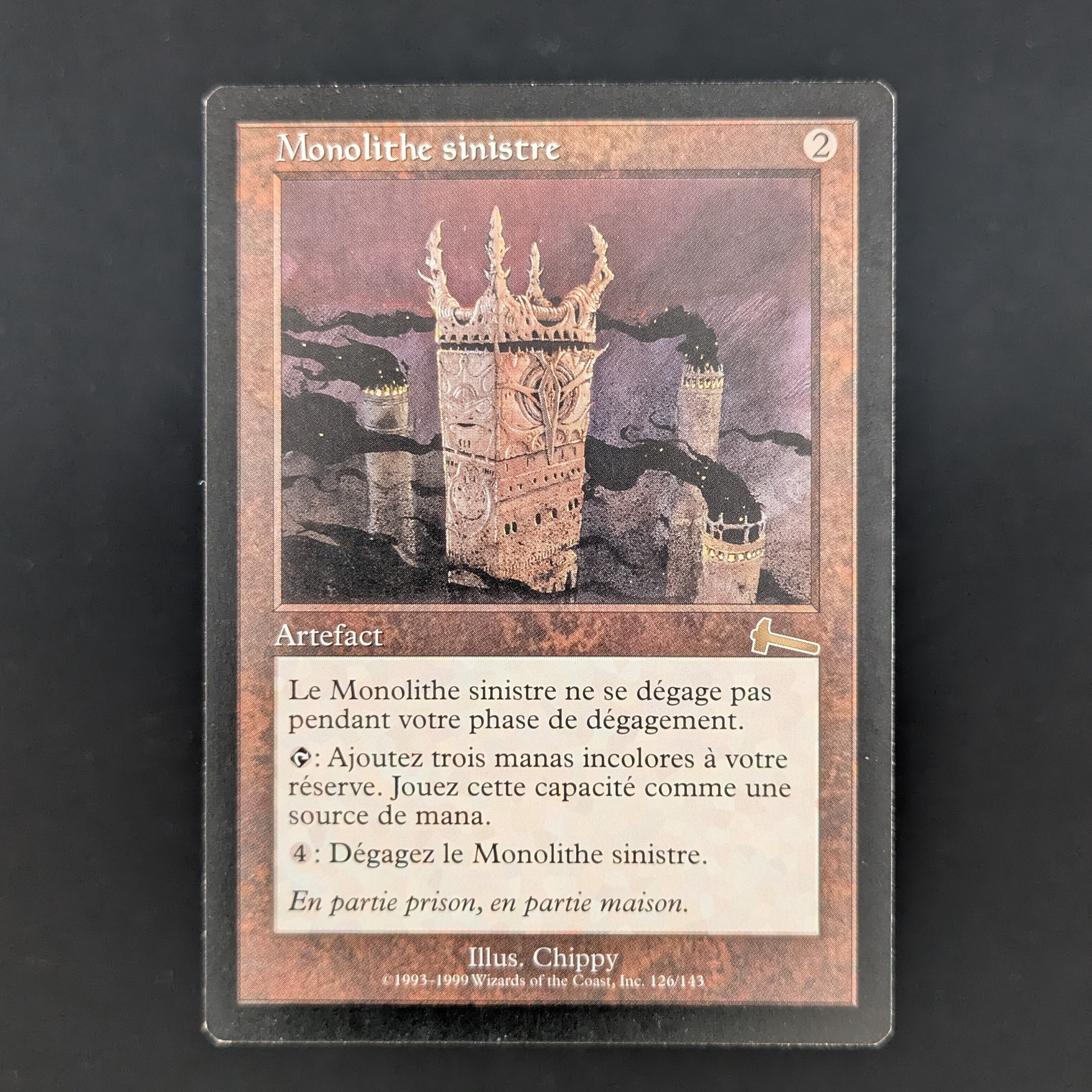 MTG Singles - Grim Monolith - Urza's Legacy - French - EX - 35325