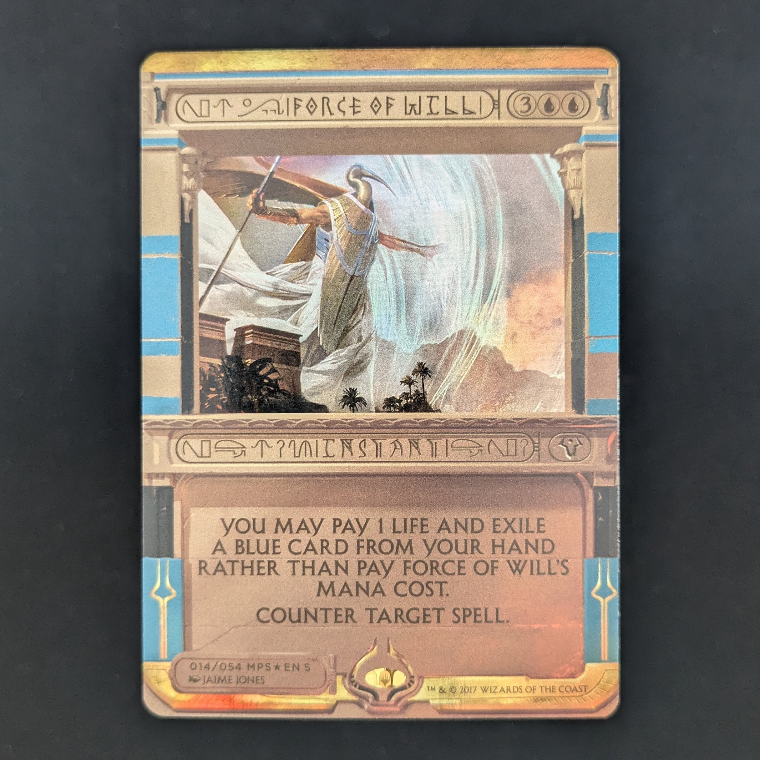 [FOIL] Force of Will - Amonkhet Invocations - English - EX