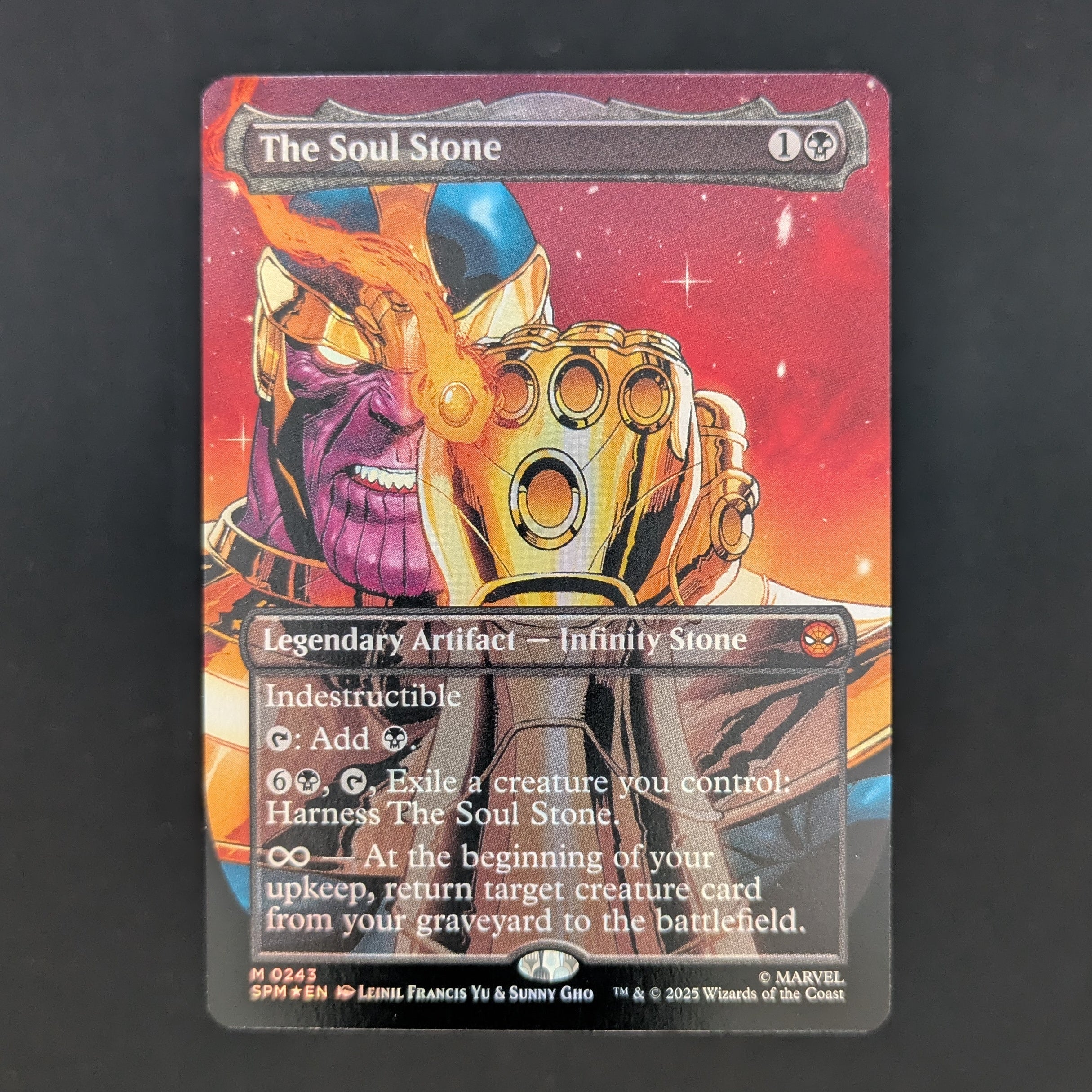 [FOIL] The Soul Stone (Borderless) - Marvel's Spider-Man: Extras - English - NM