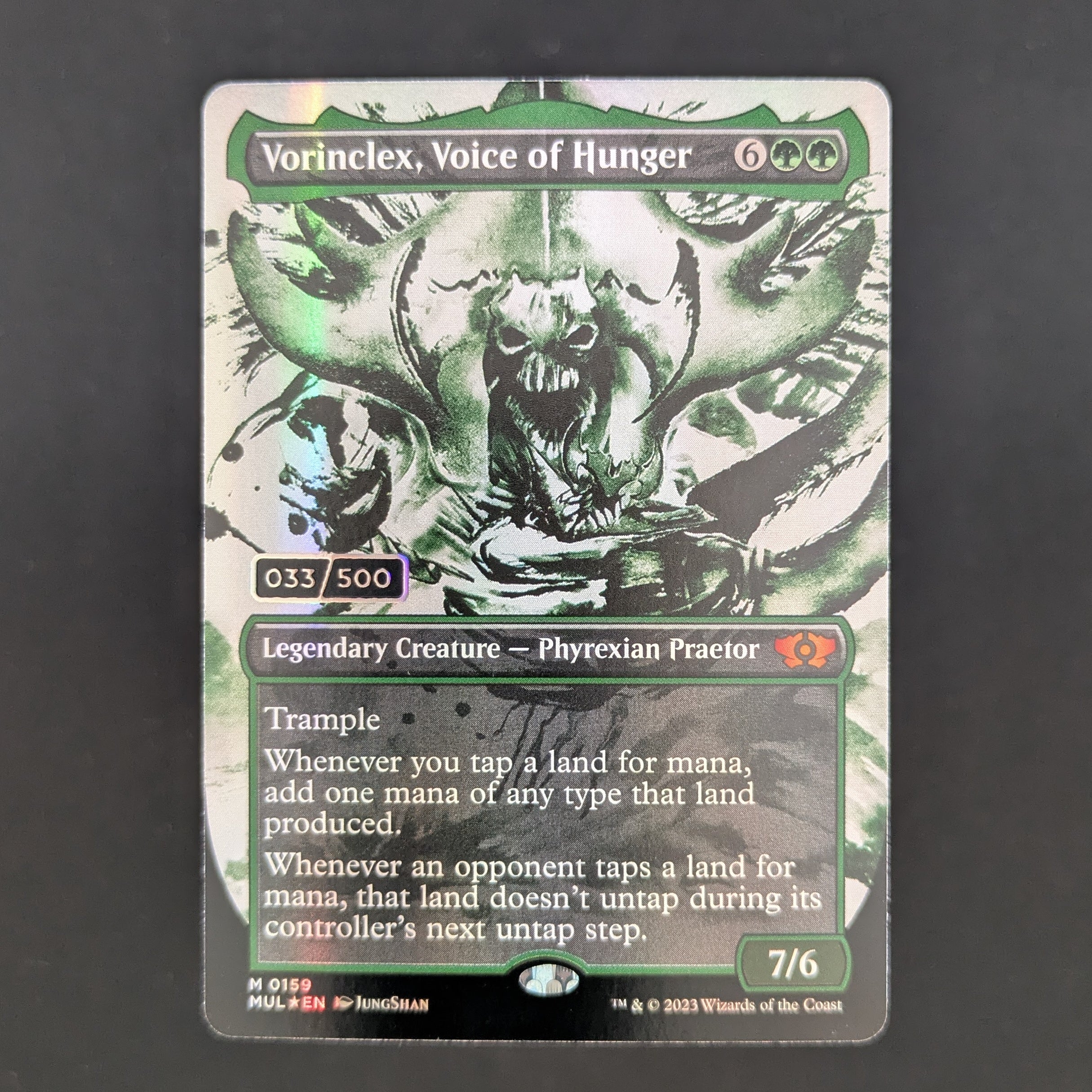 [FOIL] Vorinclex, Voice of Hunger (Serial Numbered) - Multiverse Legends - English - NM - 33/500