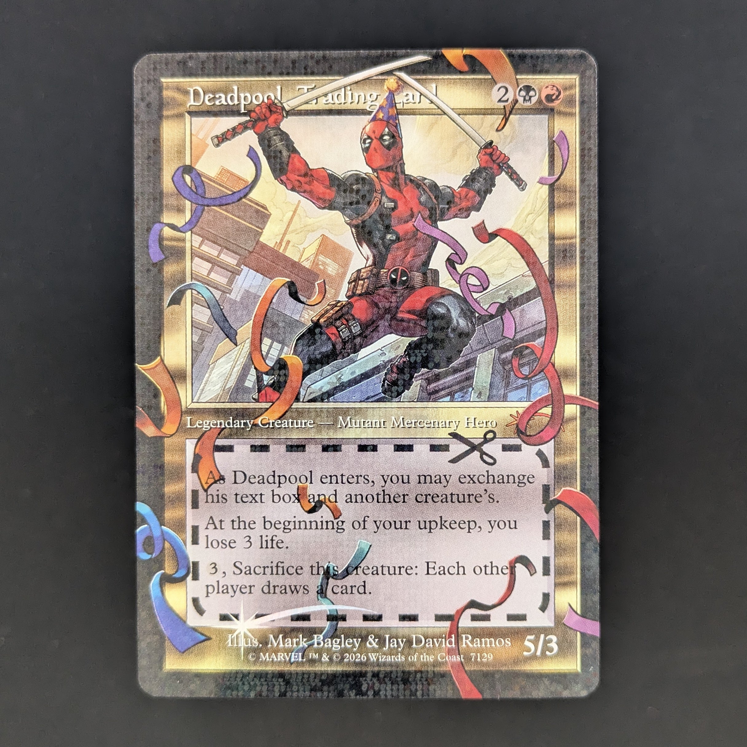 [FOIL] Deadpool, Trading Card (7129) (Pool Party Foil) - Secret Lair Drop Series - English - NM