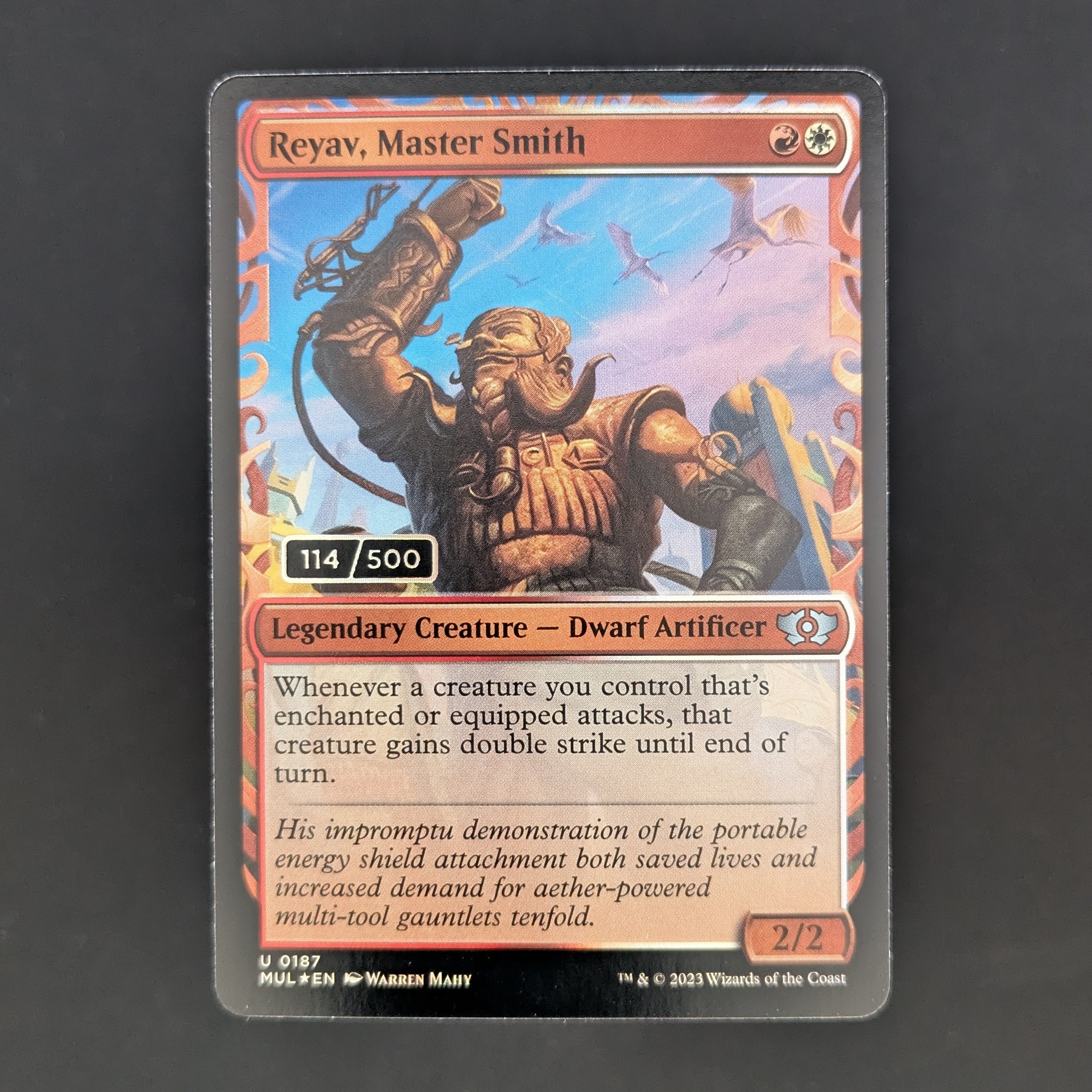 [FOIL] Reyav, Master Smith (Serial Numbered) - Multiverse Legends - English - NM - 114/500