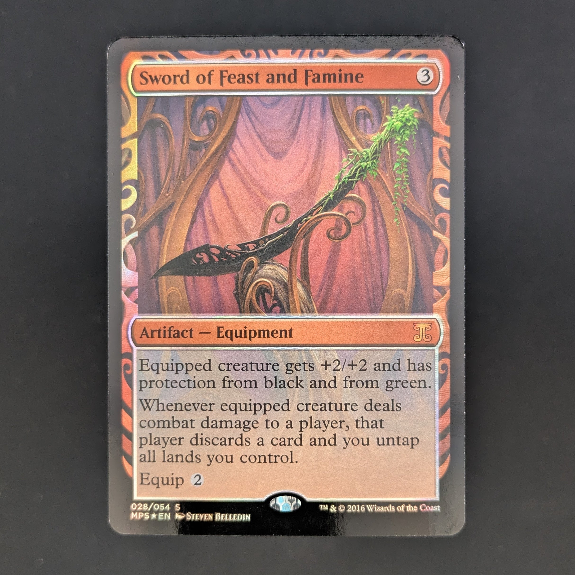 [FOIL] Sword of Feast and Famine - Kaladesh Inventions - English - NM