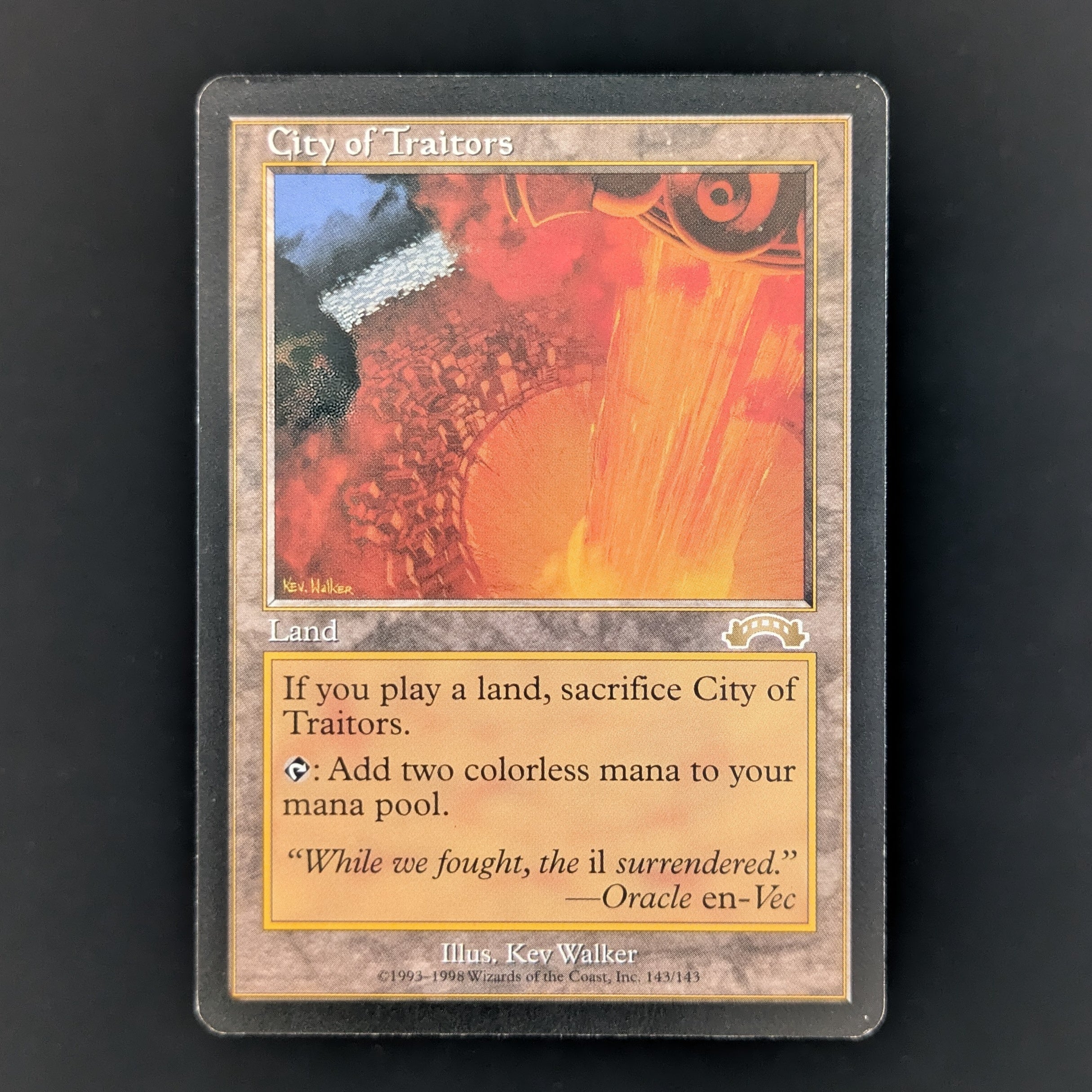 MTG Singles - City of Traitors - Exodus - English - GD - PRESSURE MARK - 35483